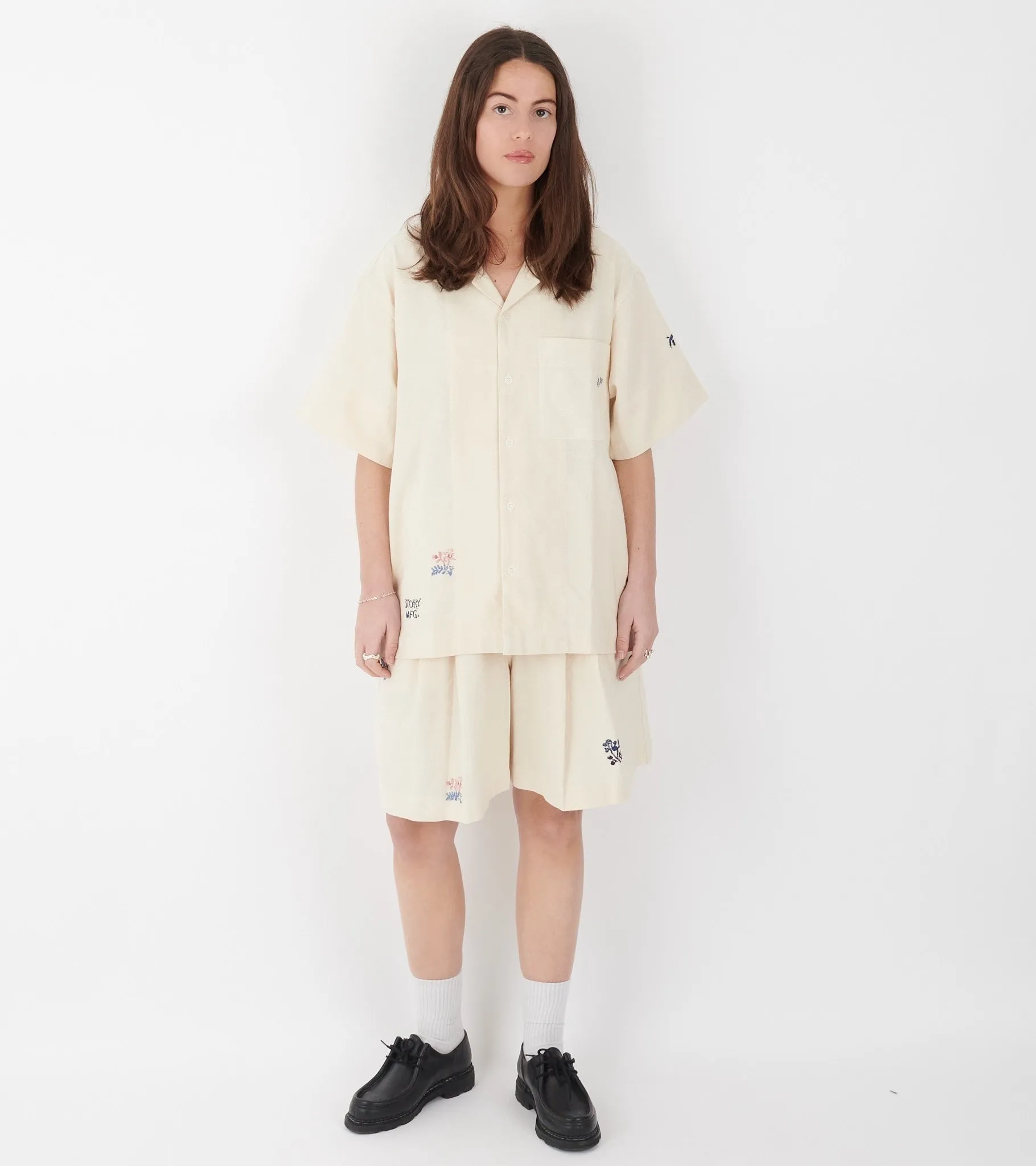 Bridge Shorts Ecru Interrupted sold by Dr. Adams product image thumbnail 4