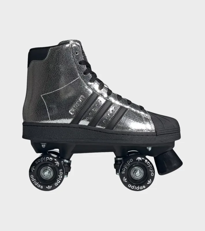 Superstar 82 Roller Skates Silver Metallic/Core Black/Cloud White sold by Dr. Adams