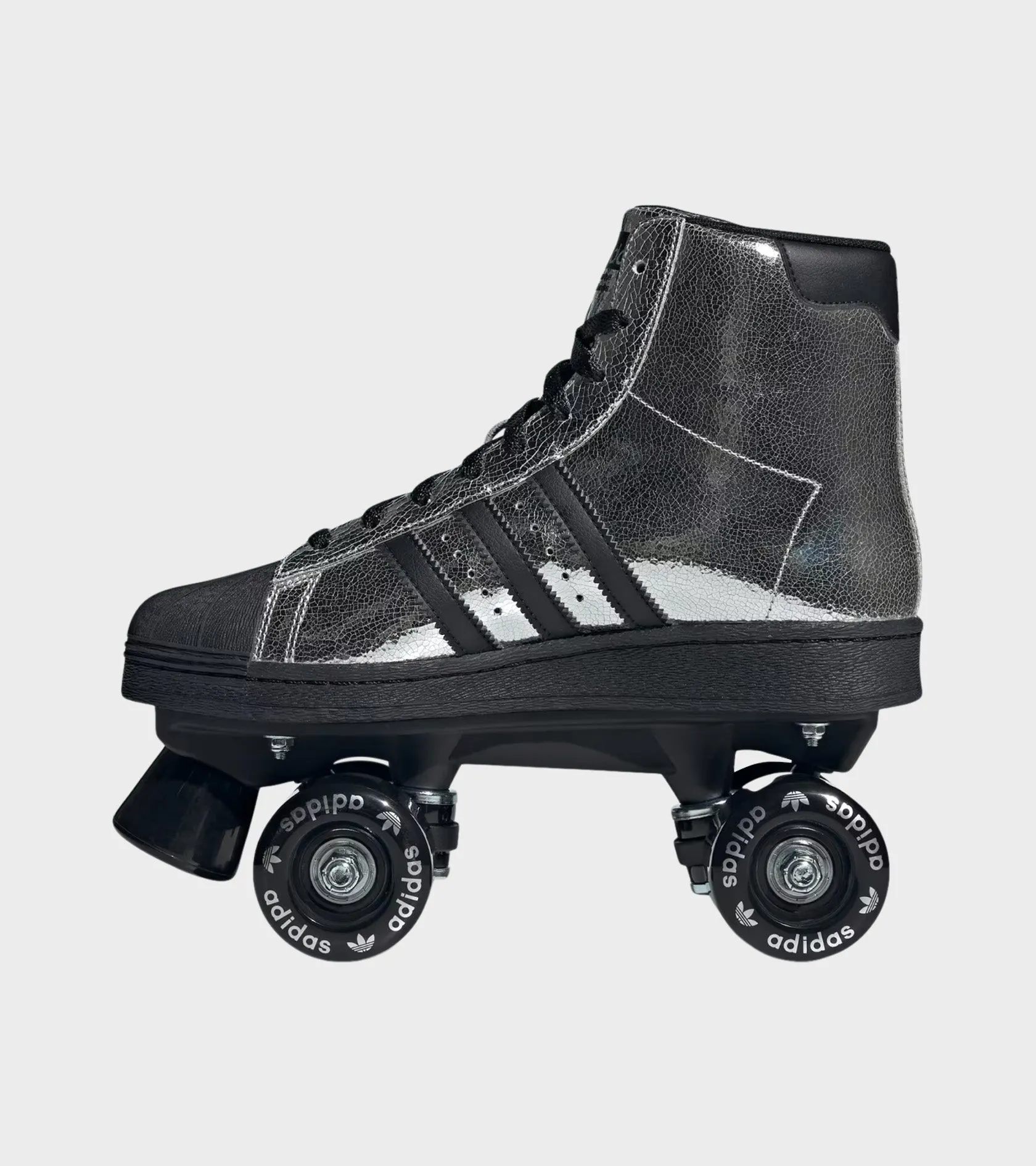 Superstar 82 Roller Skates Silver Metallic/Core Black/Cloud White sold by Dr. Adams product image thumbnail 3