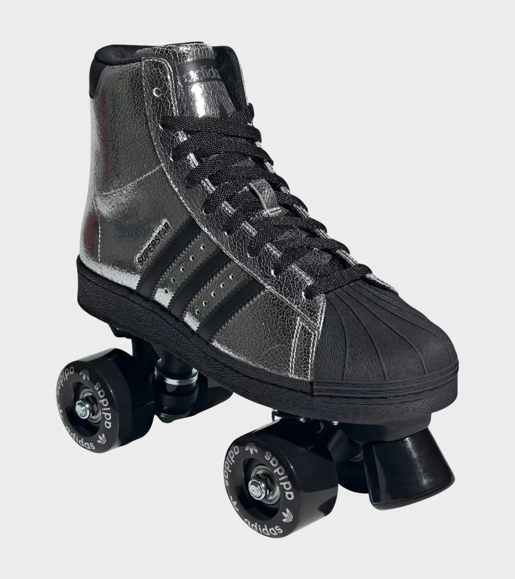 Superstar 82 Roller Skates Silver Metallic/Core Black/Cloud White sold by Dr. Adams product image thumbnail 2