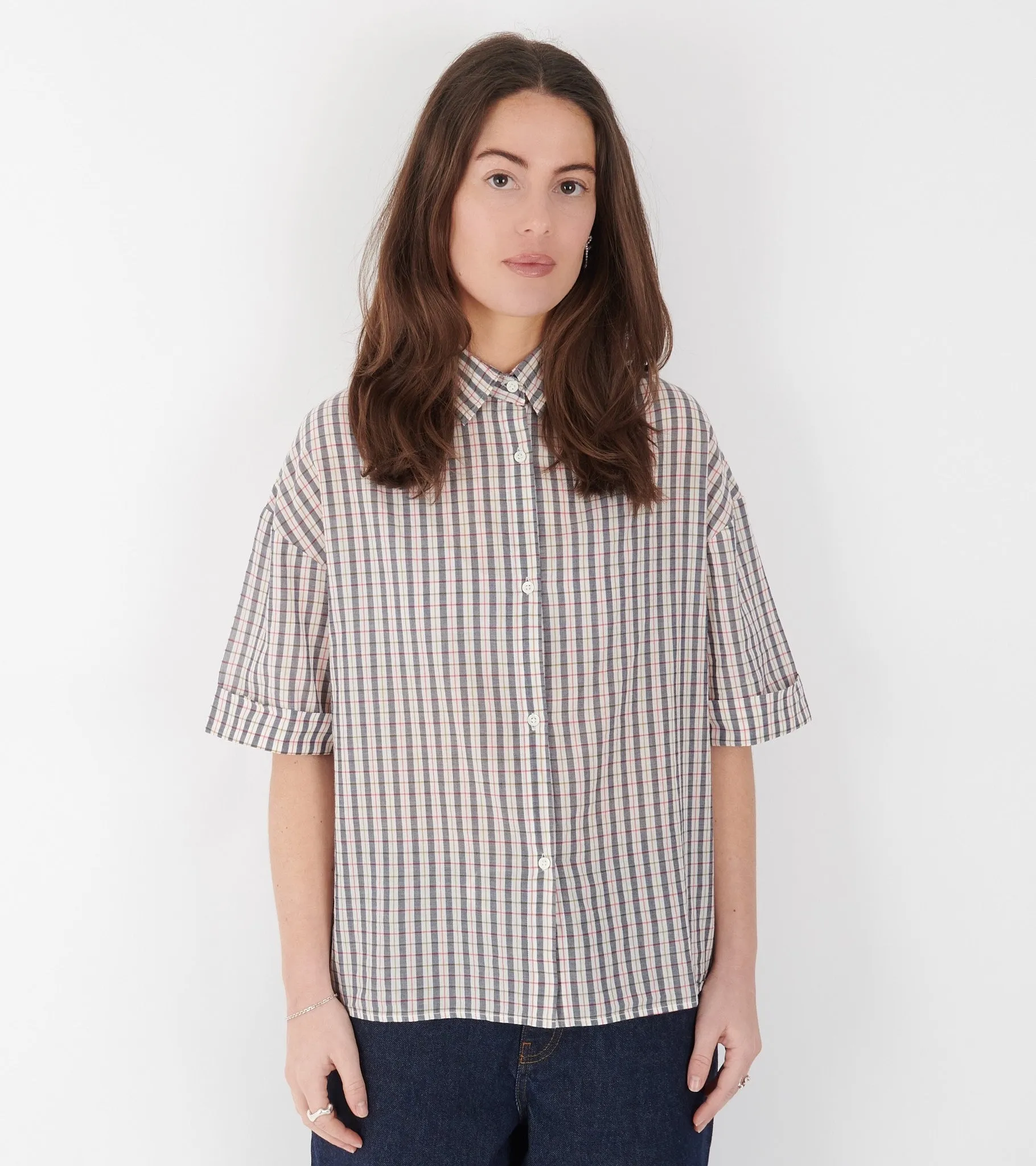 Edith Shirt No. 776 Merle Navy Blue sold by Dr. Adams product image thumbnail 2