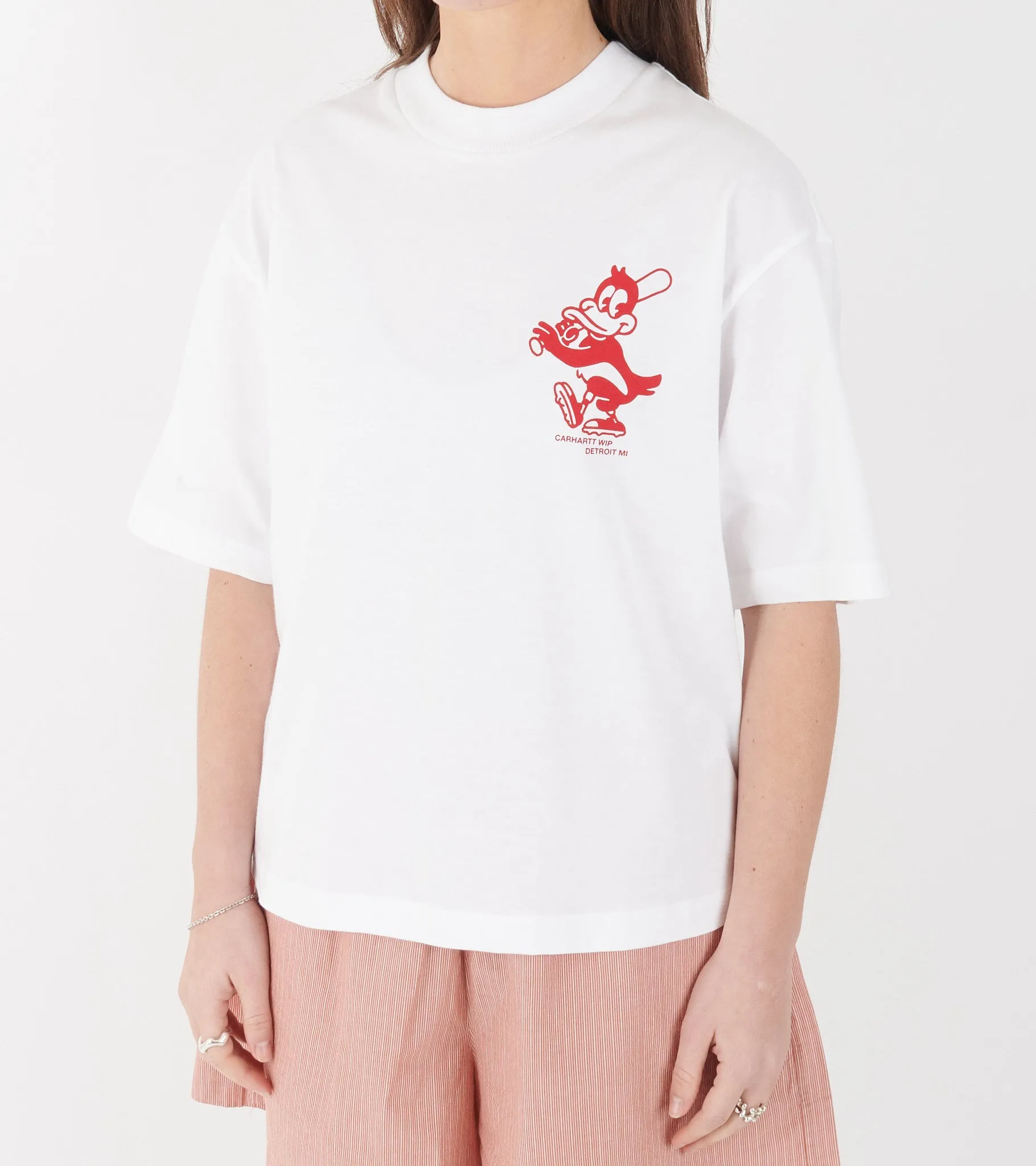 W S/S Home Run T-shirt White sold by Dr. Adams product image thumbnail 3