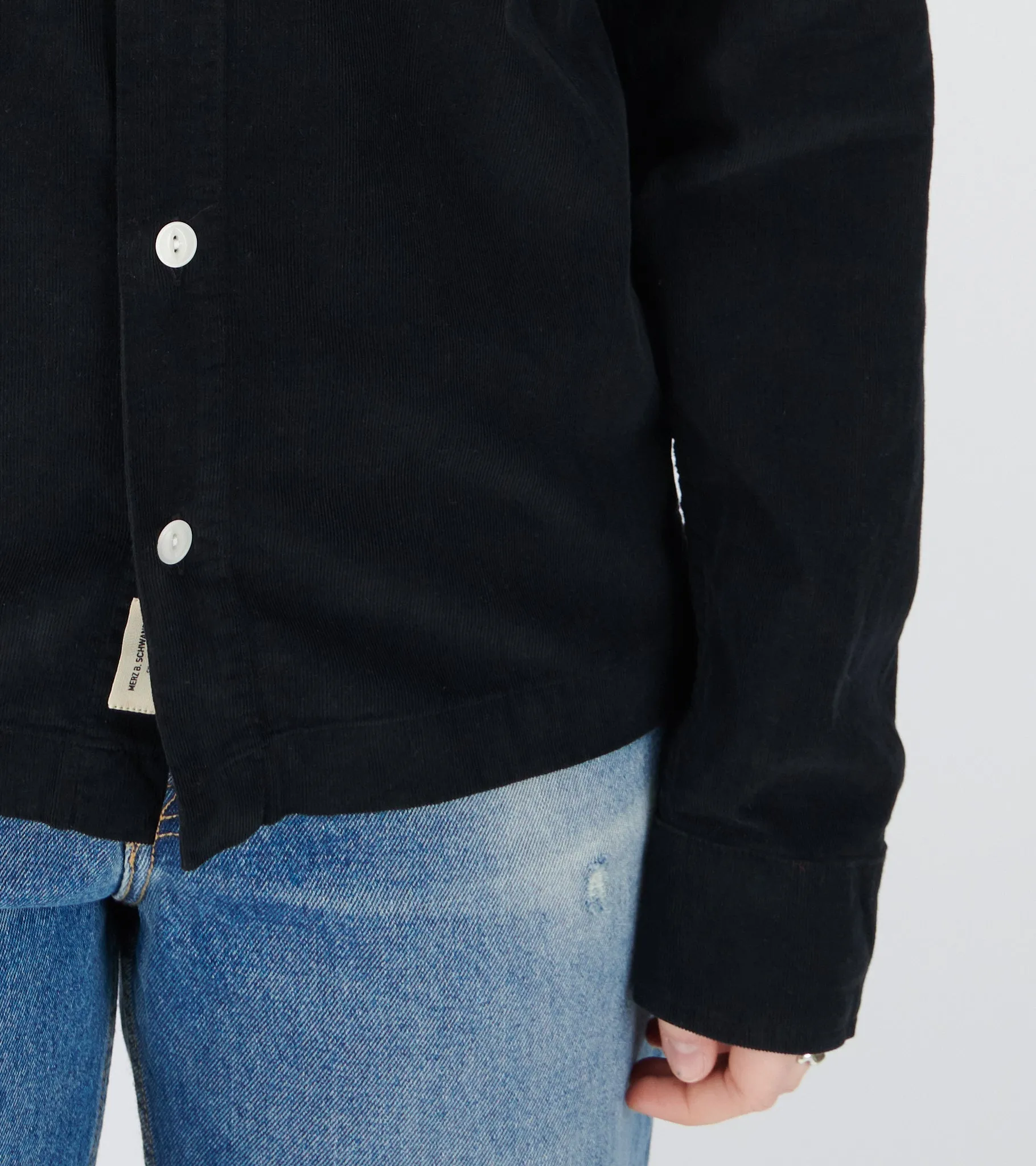 Corduroy Shirt Black sold by Dr. Adams product image thumbnail 4