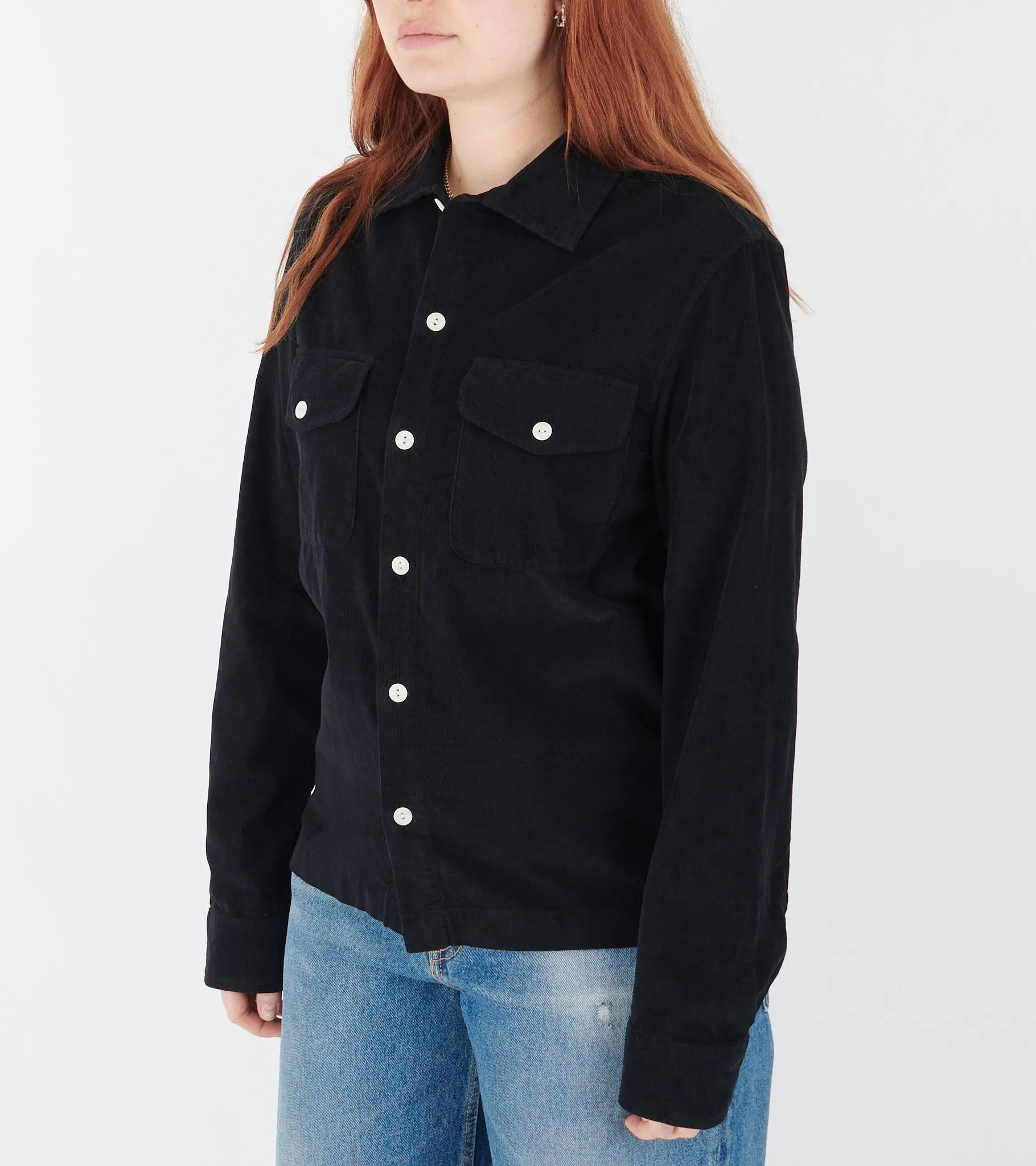 Corduroy Shirt Black sold by Dr. Adams product image thumbnail 3