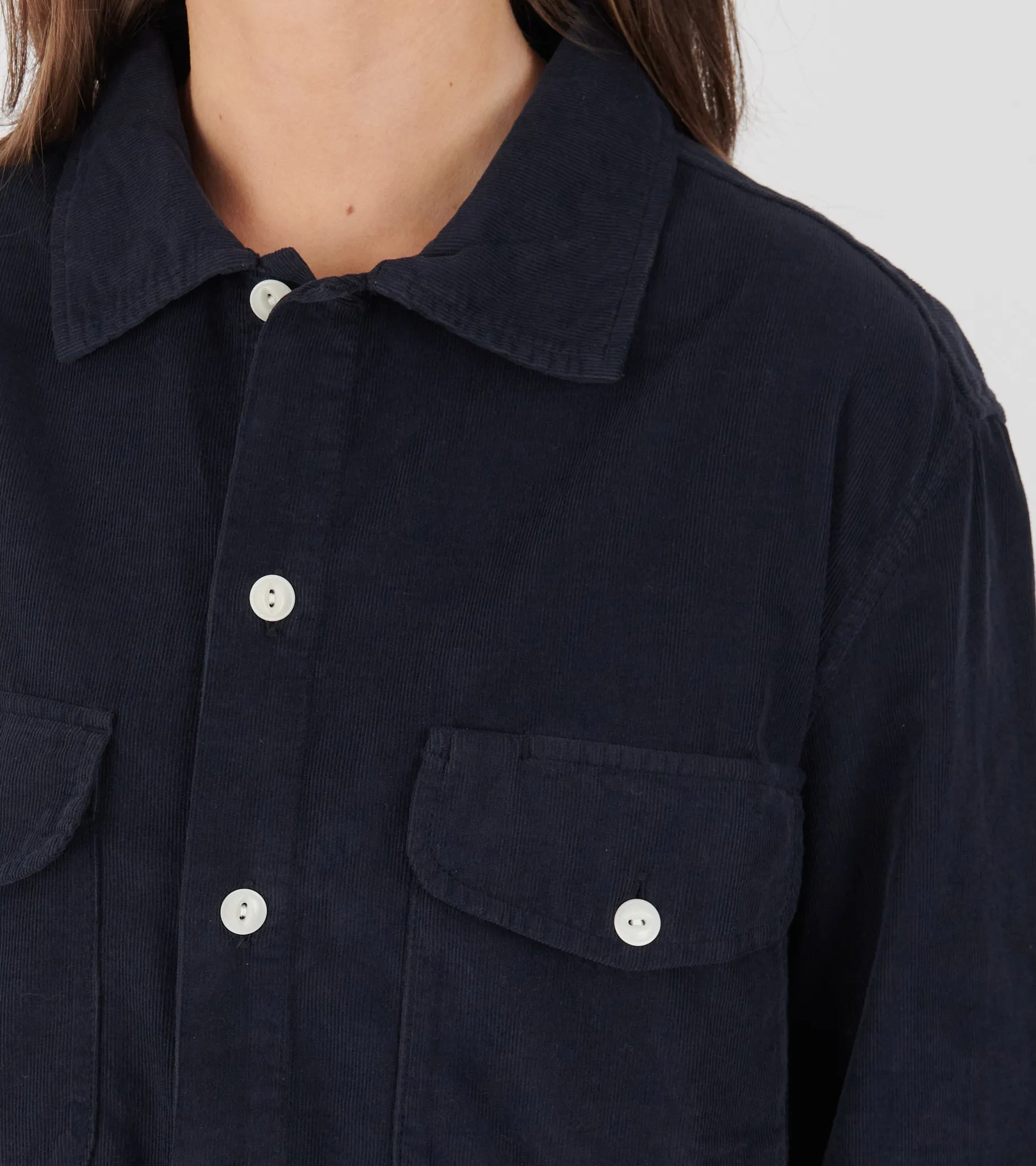 Corduroy Shirt Night Blue sold by Dr. Adams product image thumbnail 5