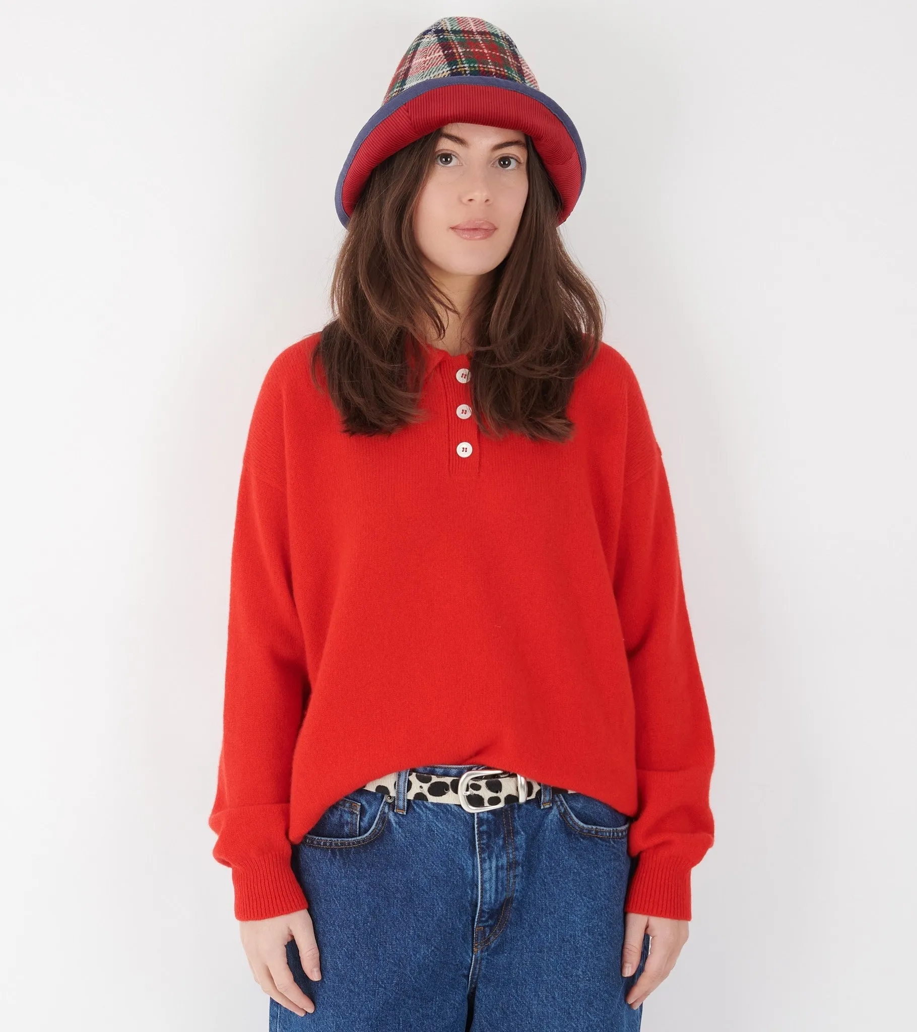 Edith Polo Shirt Poppy Red sold by Dr. Adams product image thumbnail 3