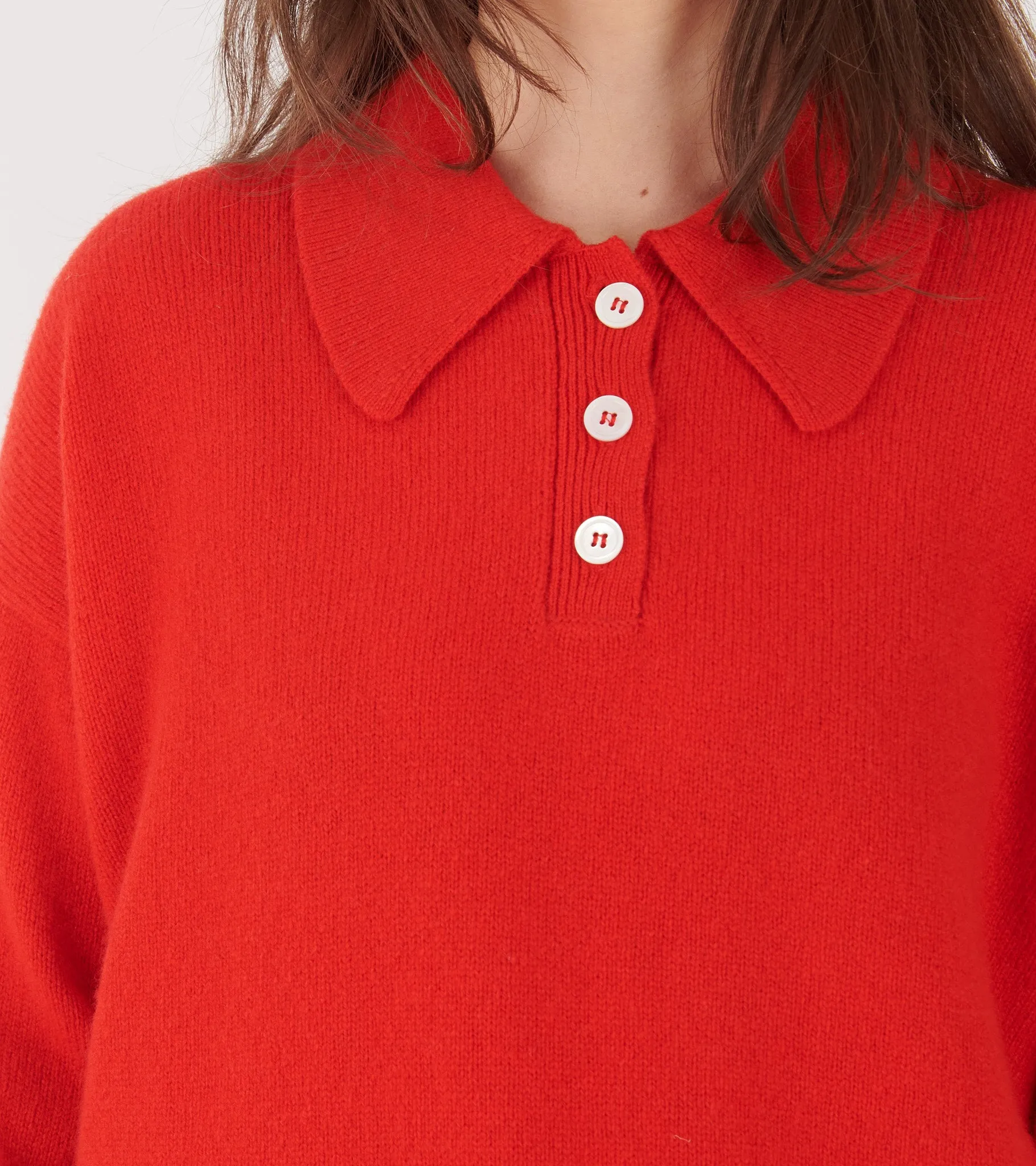 Edith Polo Shirt Poppy Red sold by Dr. Adams product image thumbnail 5