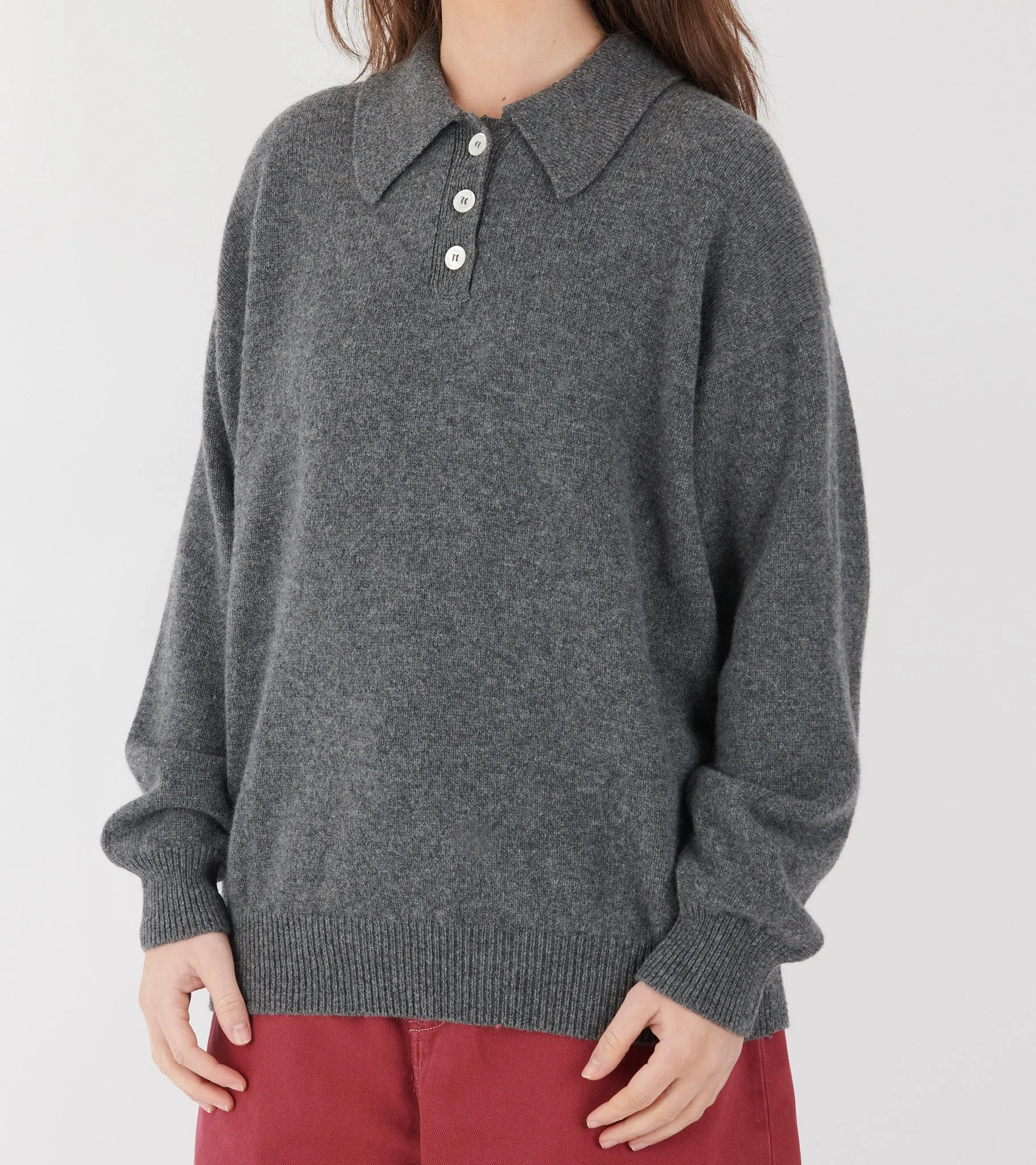 Edith Polo Shirt Derby Grey sold by Dr. Adams product image thumbnail 5