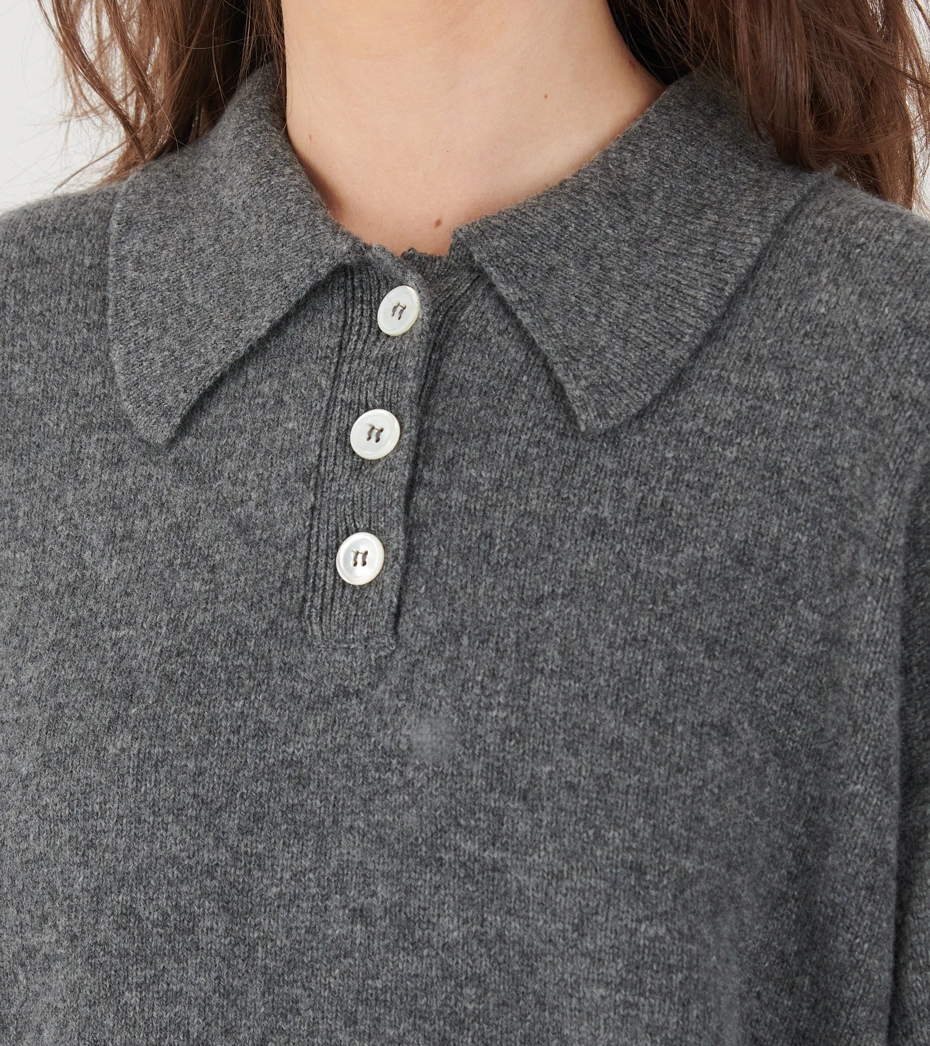 Edith Polo Shirt Derby Grey sold by Dr. Adams product image thumbnail 3