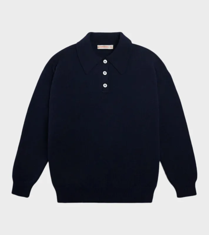 Edith Polo Shirt Navy sold by Dr. Adams