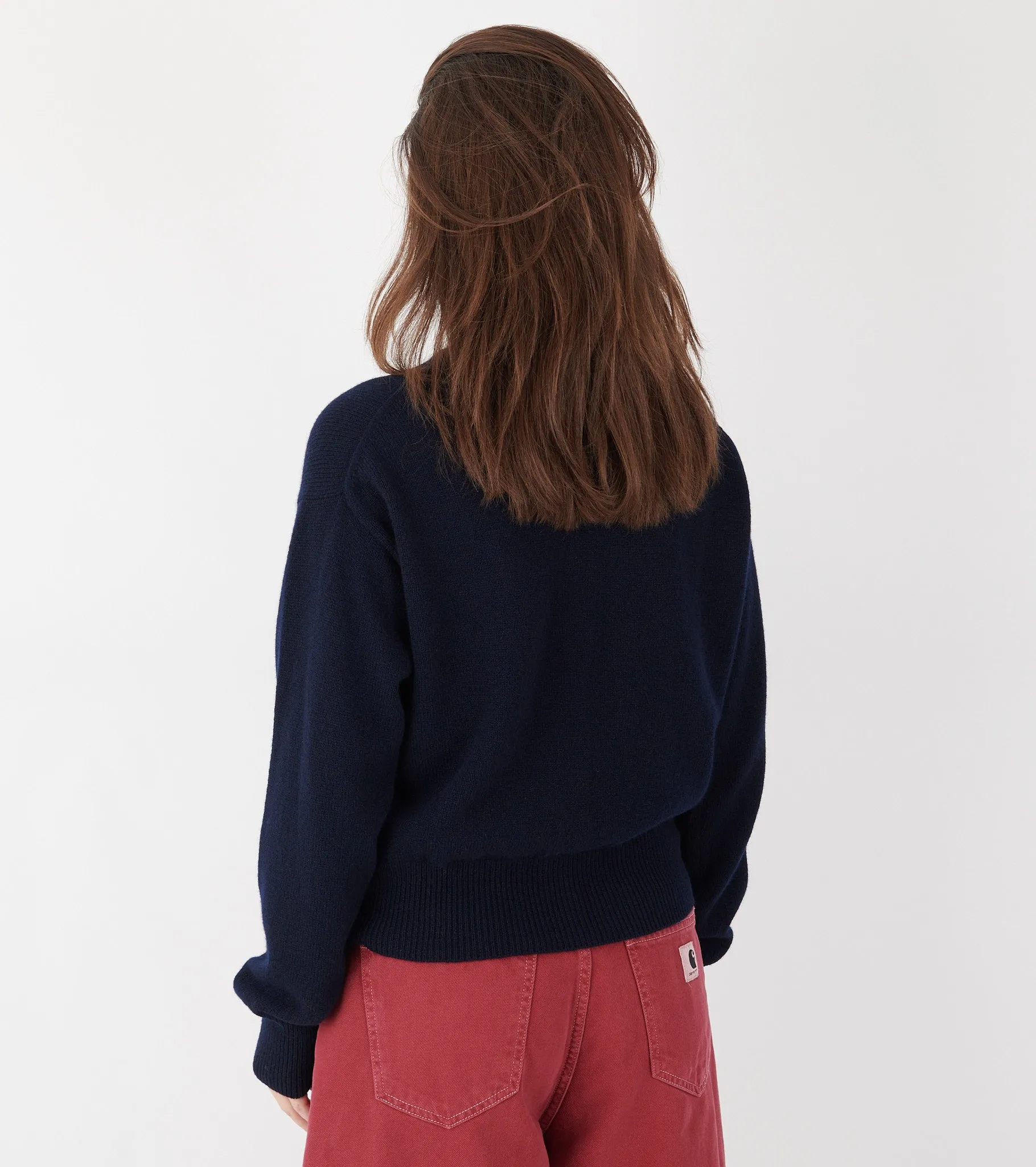 Ada Crewneck Cardigan Navy sold by Dr. Adams product image thumbnail 4