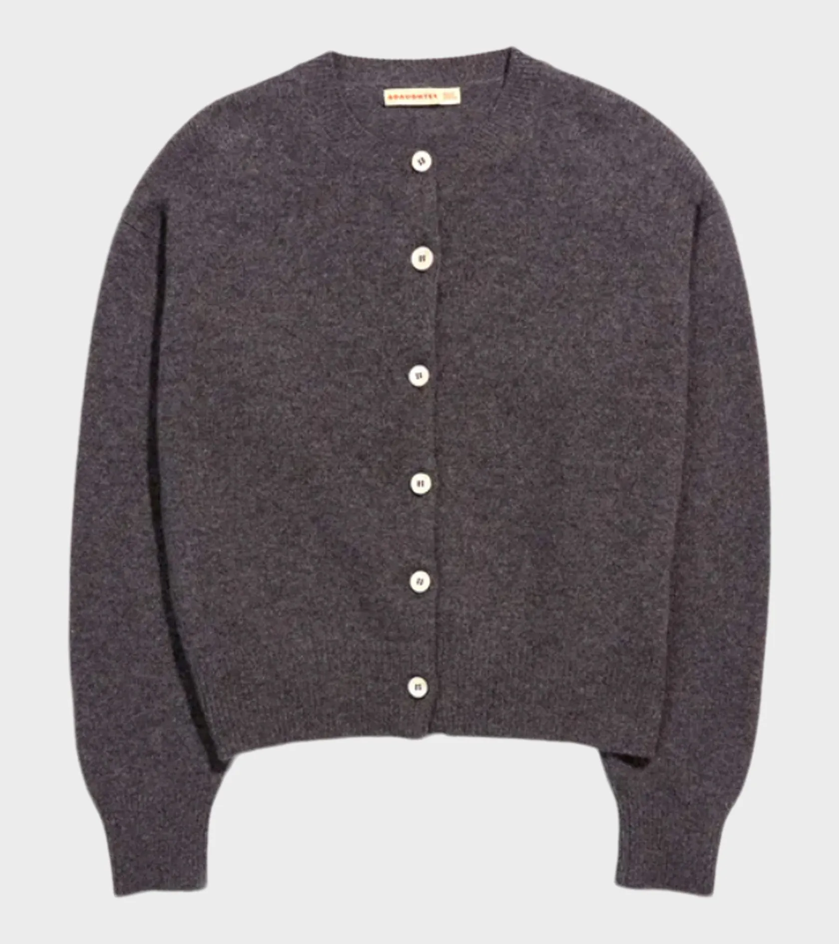 Ada Crewneck Cardigan Derby Grey sold by Dr. Adams