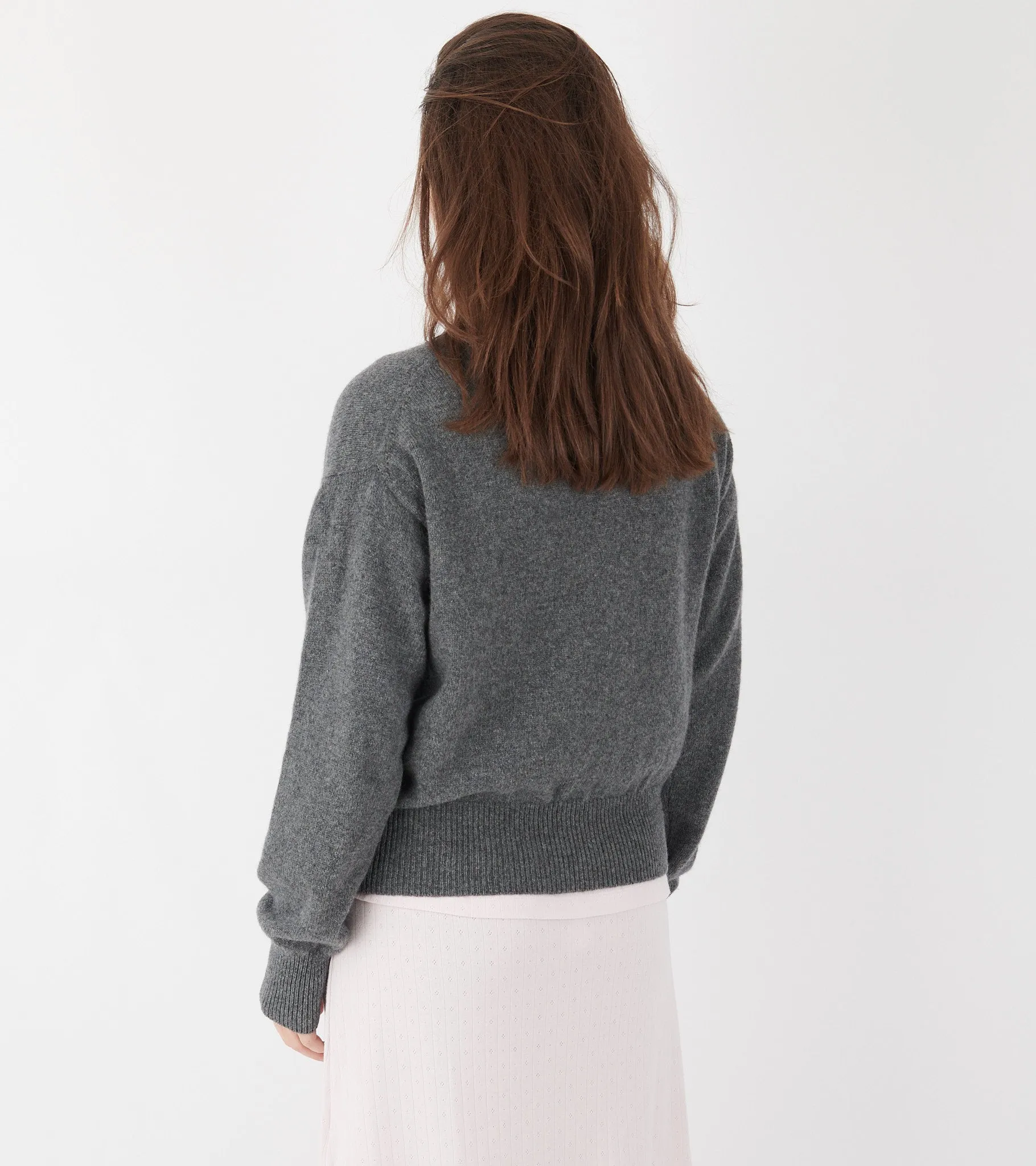 Ada Crewneck Cardigan Derby Grey sold by Dr. Adams product image thumbnail 5