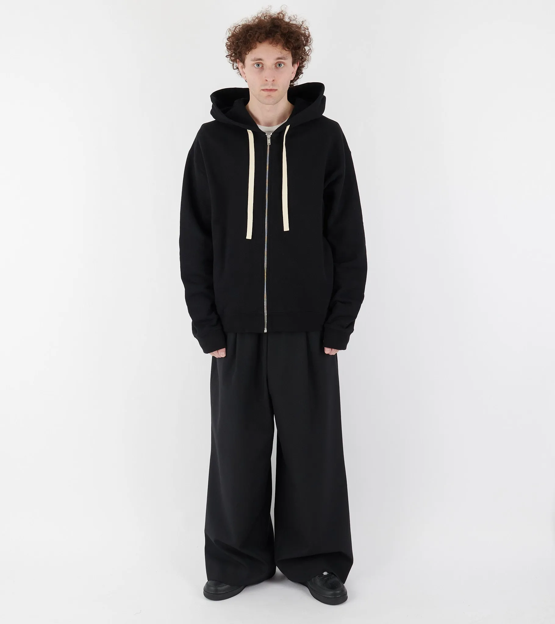 Zipped Hoodie Black sold by Dr. Adams product image thumbnail 2