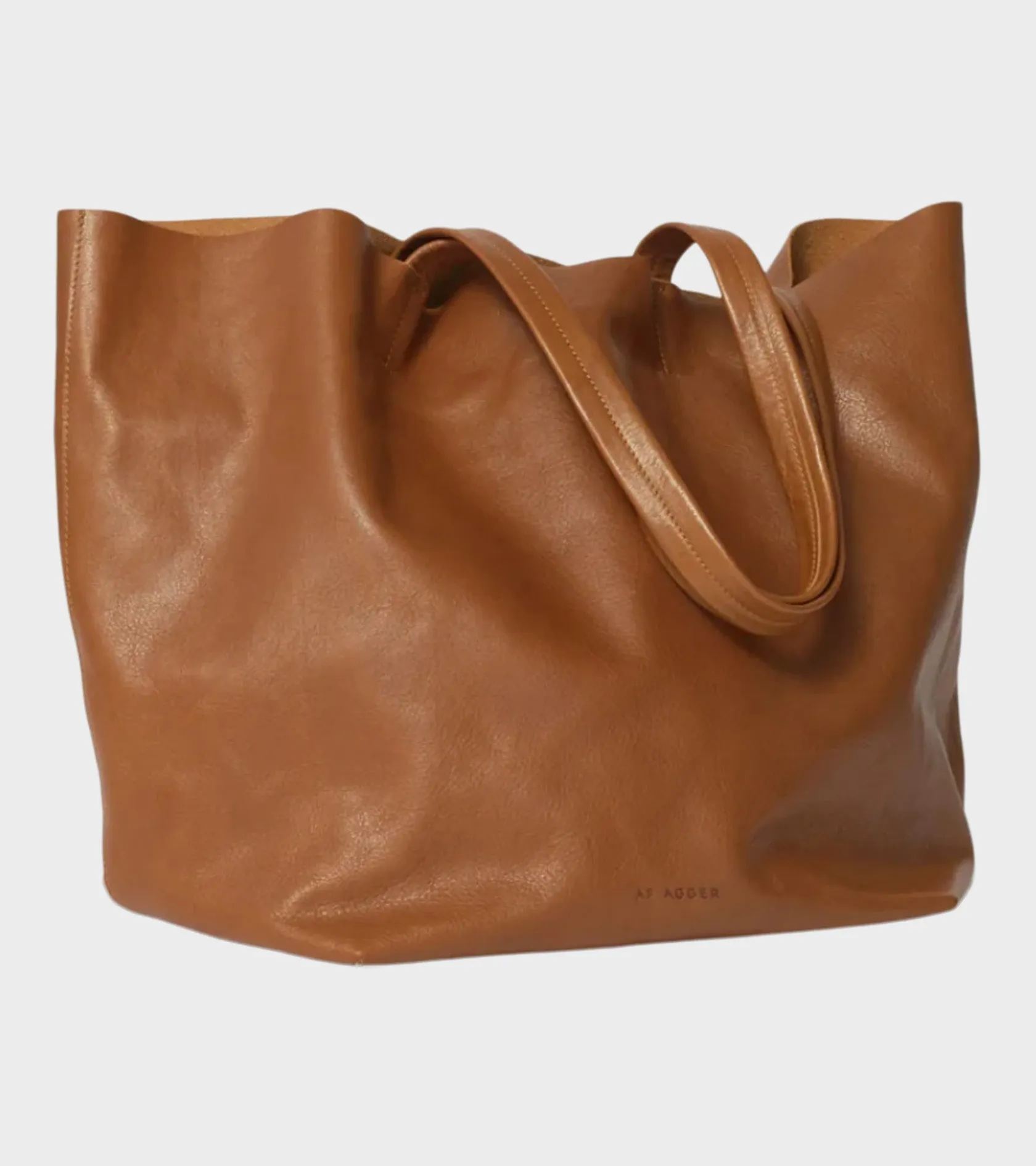 Full Grain Leather Tote Bag Cognac sold by Dr. Adams product image thumbnail 3