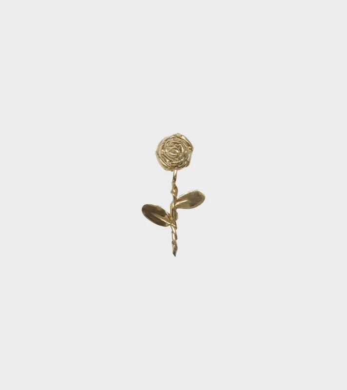 Rose Petite Earring Gold made by Dr. Adams