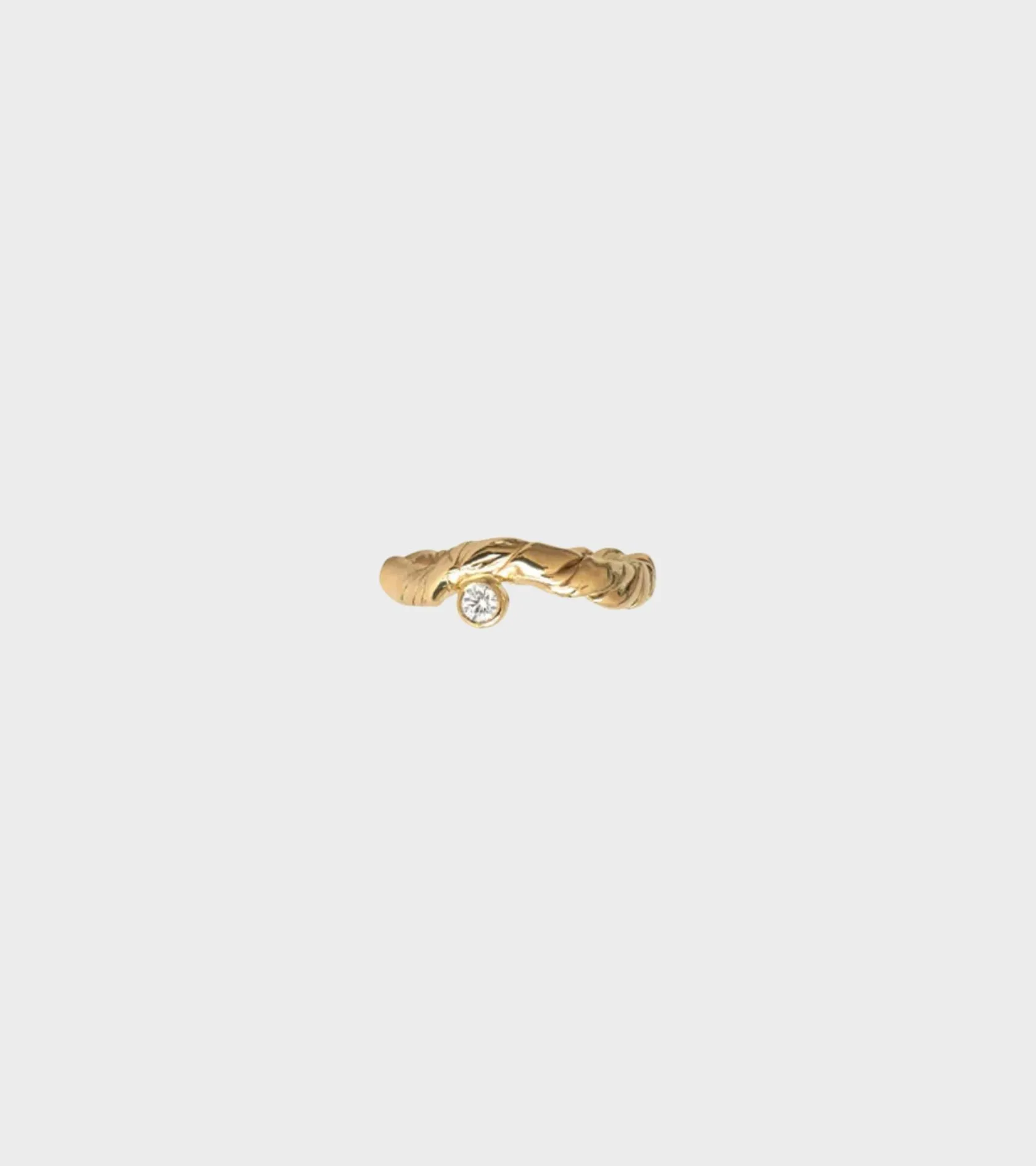 Curva Diamond Ring Gold sold by Dr. Adams