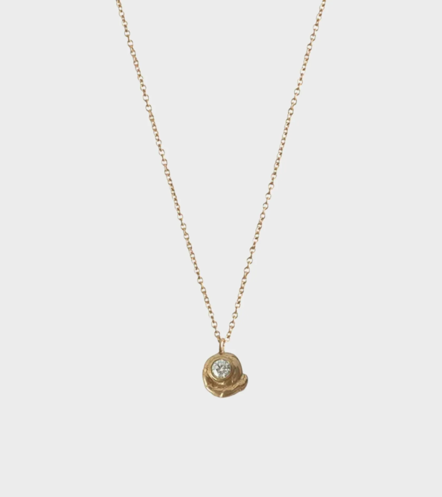 Fern Diamond Necklace Gold sold by Dr. Adams product image thumbnail 4