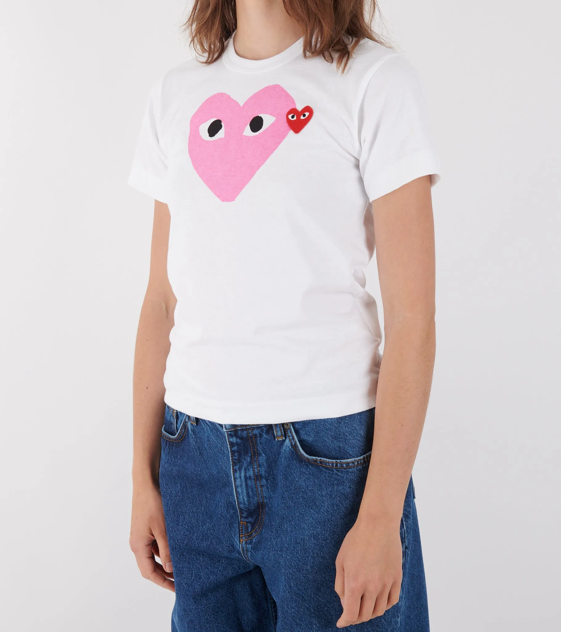 U T-Shirt Red Emblem Pink Heart sold by Dr. Adams product image thumbnail 3