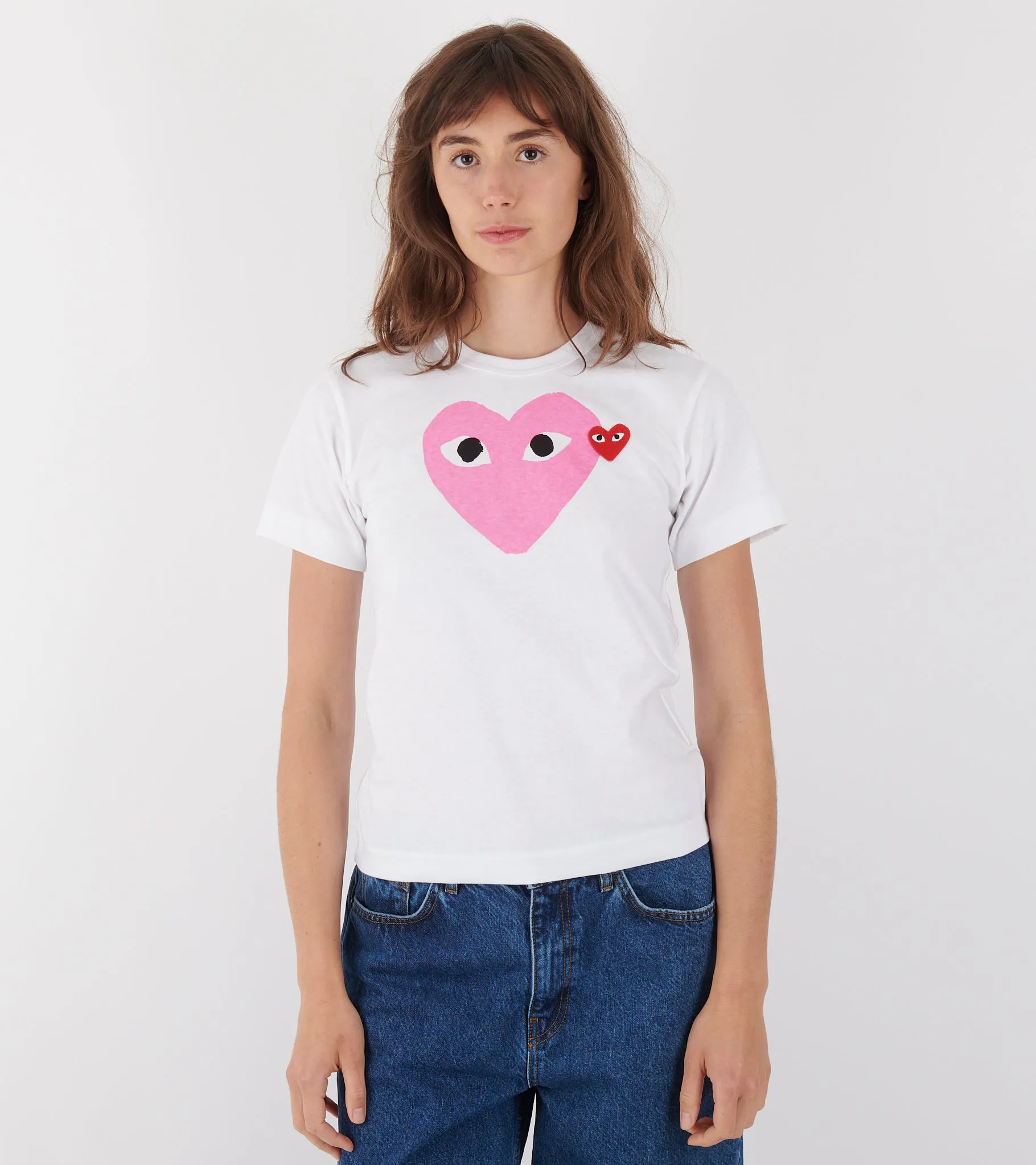 U T-Shirt Red Emblem Pink Heart sold by Dr. Adams product image thumbnail 2