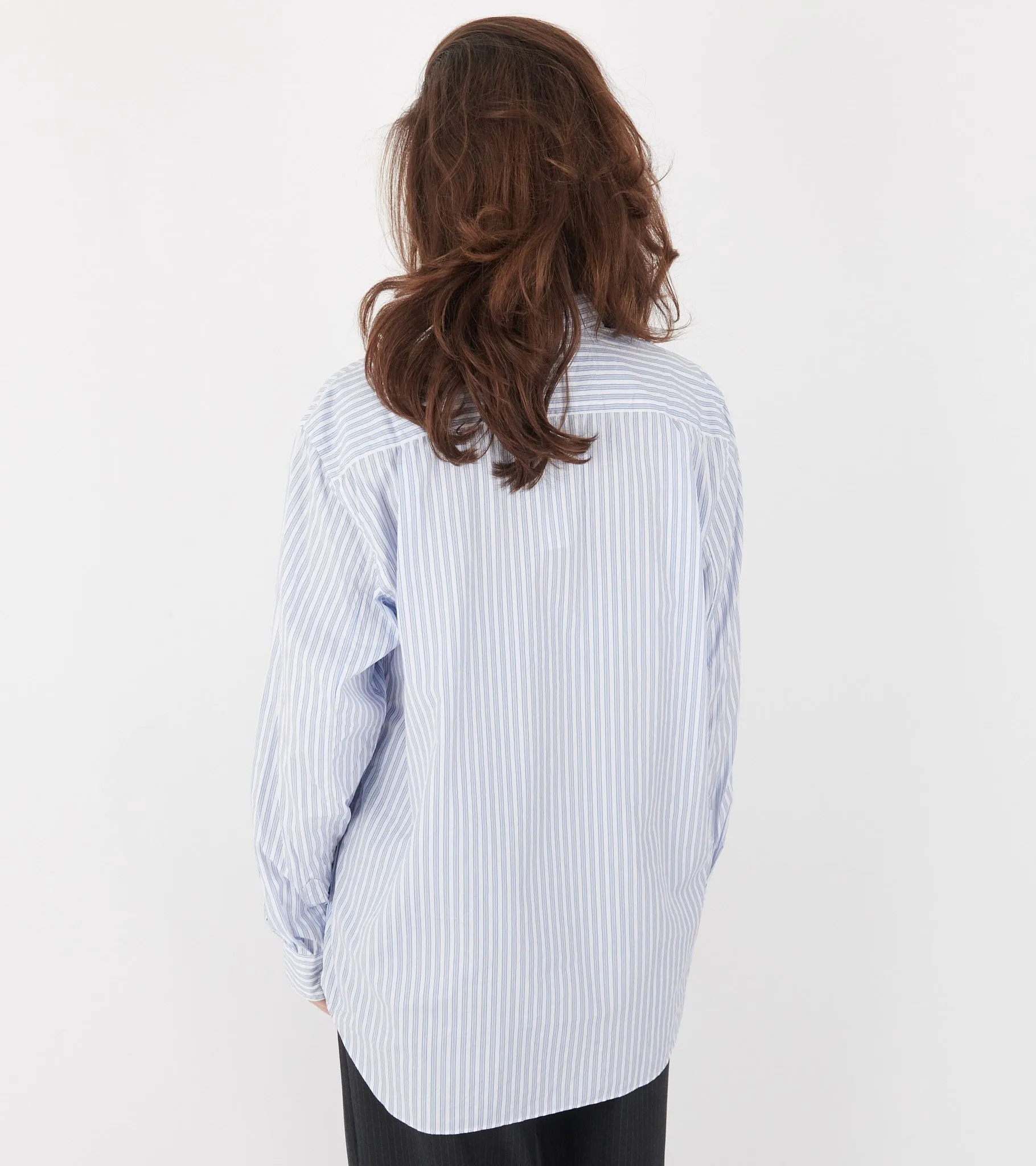 U Black Heart Striped Shirt Blue/White sold by Dr. Adams product image thumbnail 3