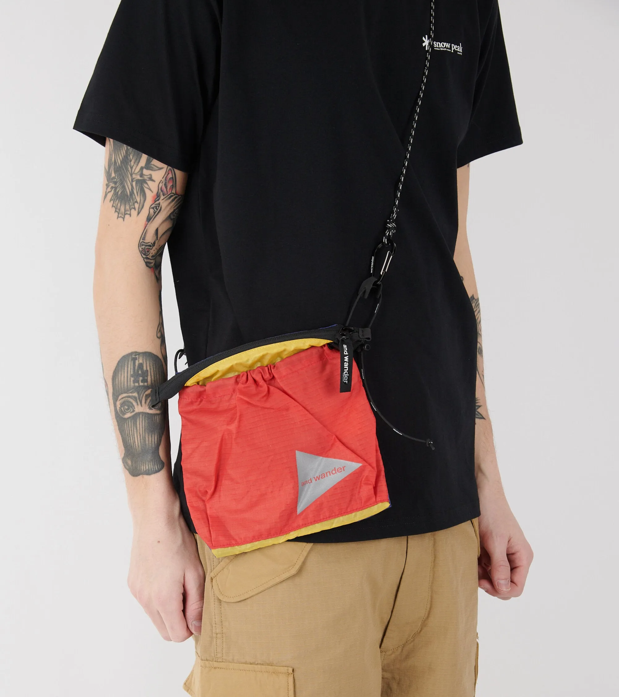 Nylon Sacoche Bag Red/Dark Blue sold by Dr. Adams product image thumbnail 2