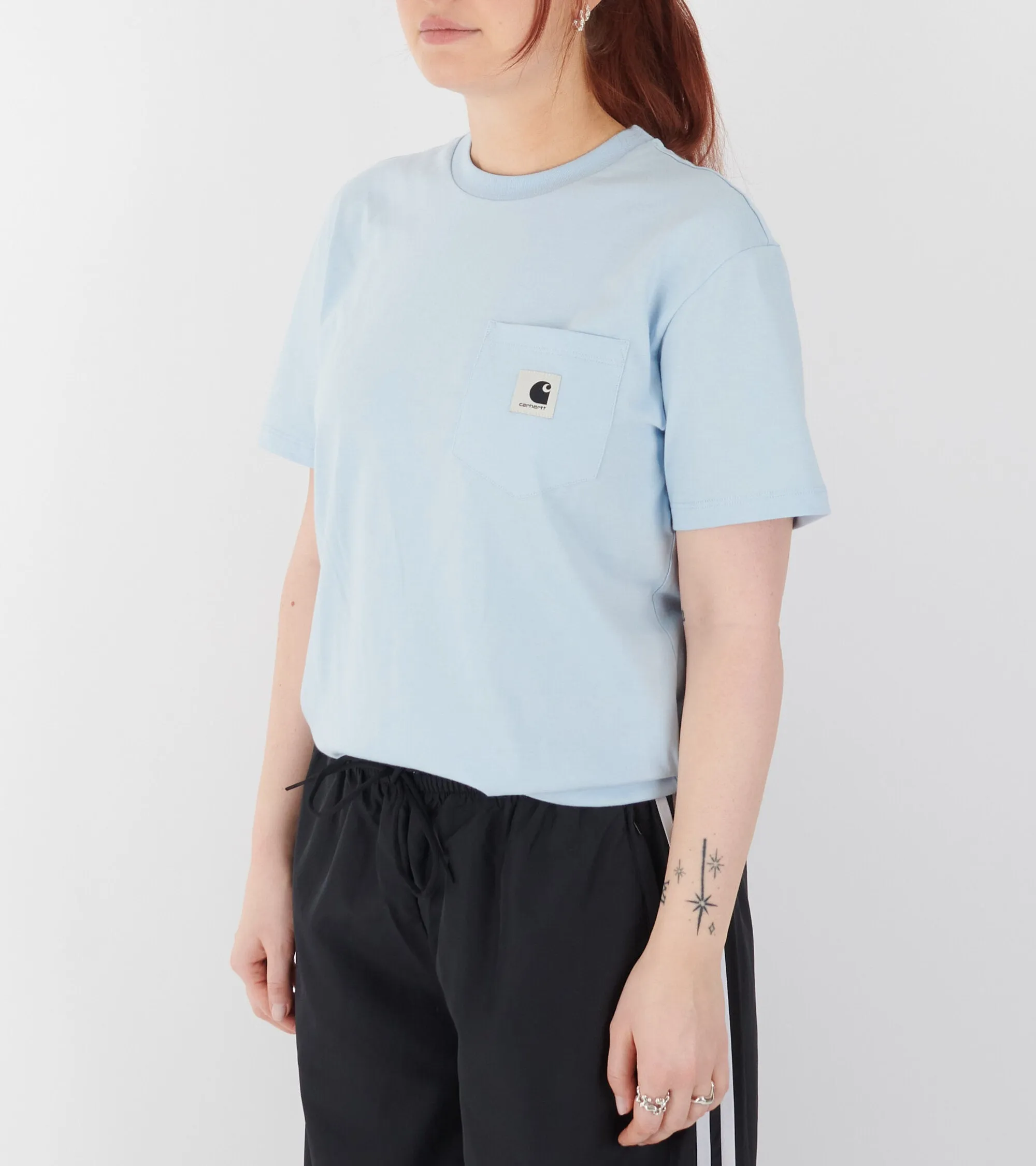 W S/S Pocket T-shirt Air Sky sold by Dr. Adams product image thumbnail 3