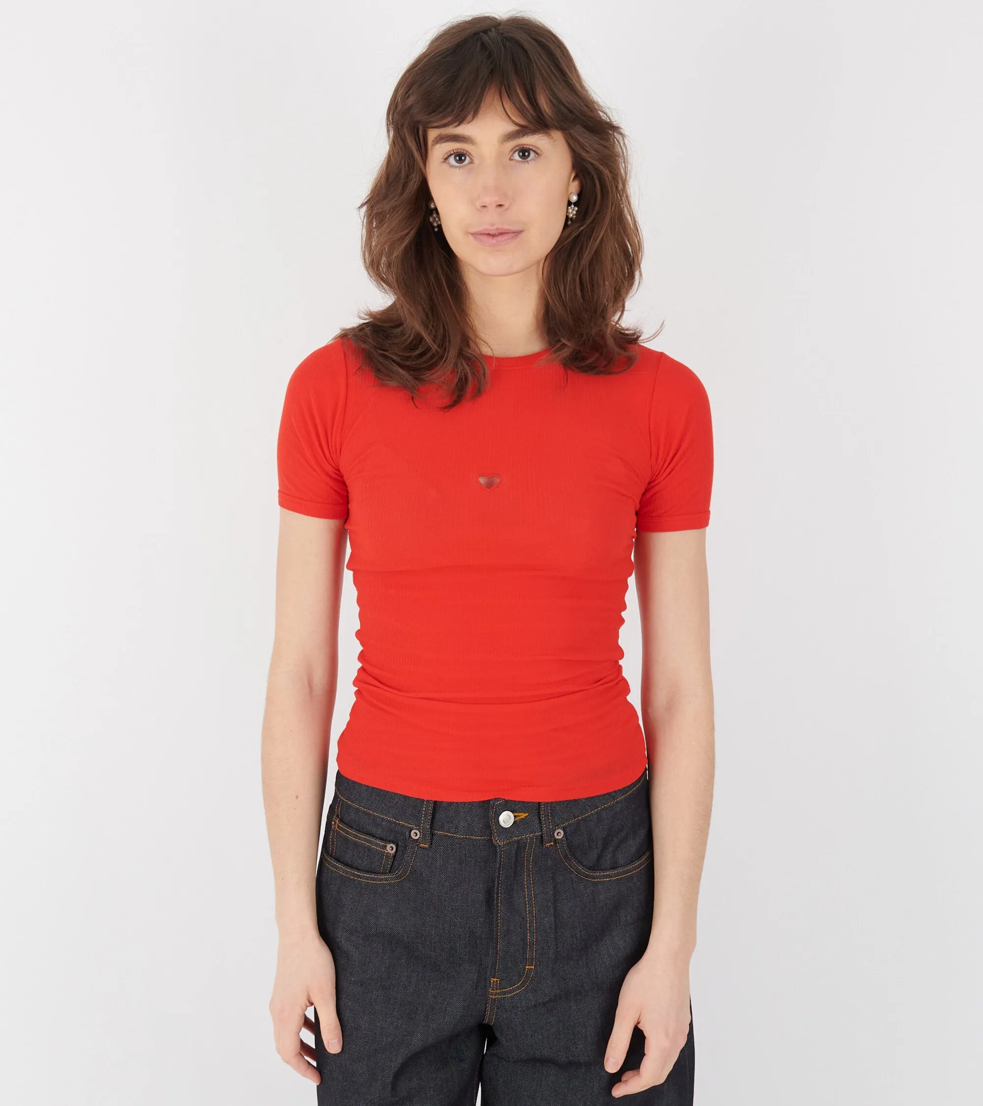 S/S Heart T-shirt My Red sold by Dr. Adams product image thumbnail 2