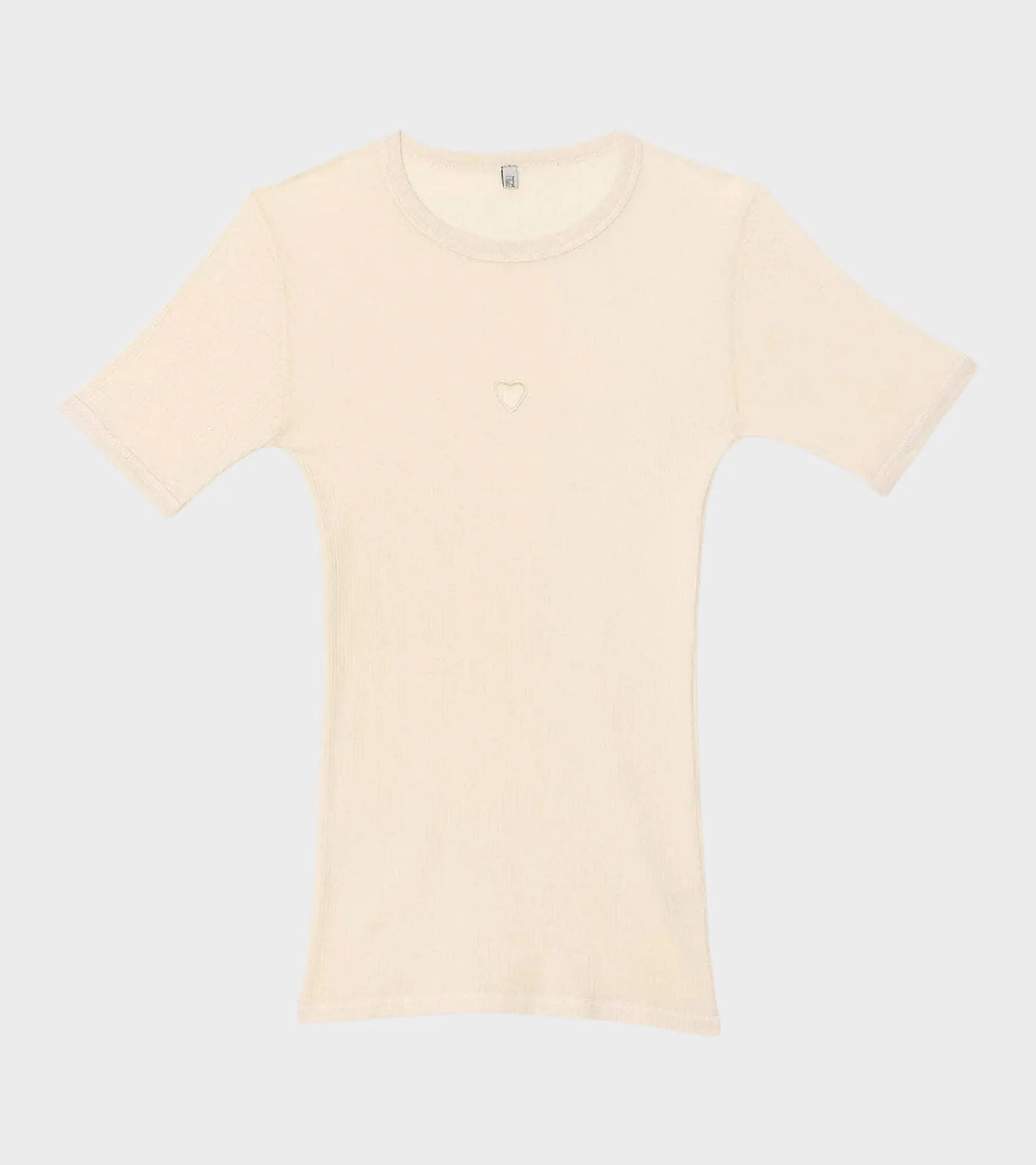 S/S Heart T-shirt Undyed sold by Dr. Adams