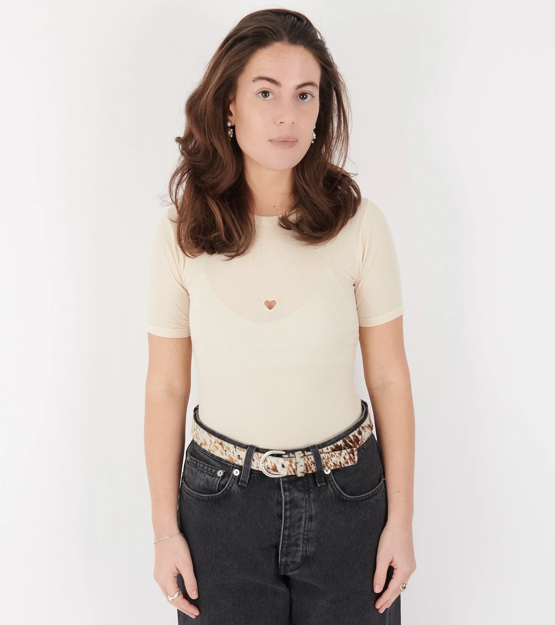 S/S Heart T-shirt Undyed sold by Dr. Adams product image thumbnail 2