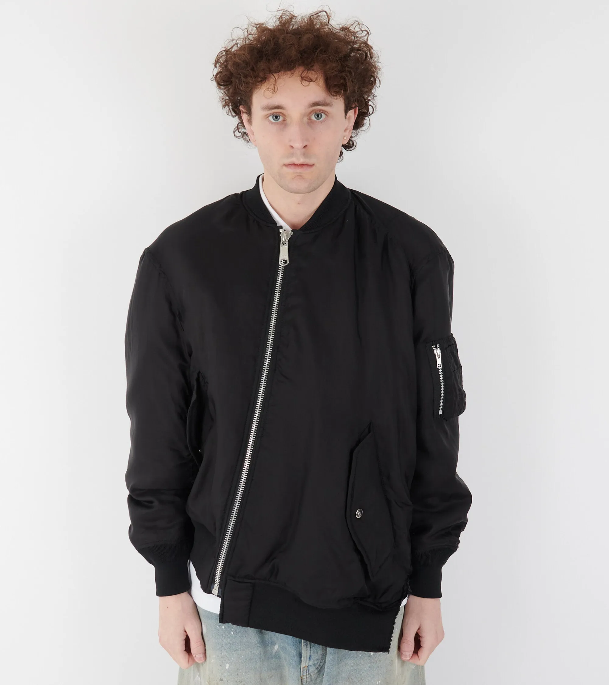 Bomber Jacket Black sold by Dr. Adams product image thumbnail 3