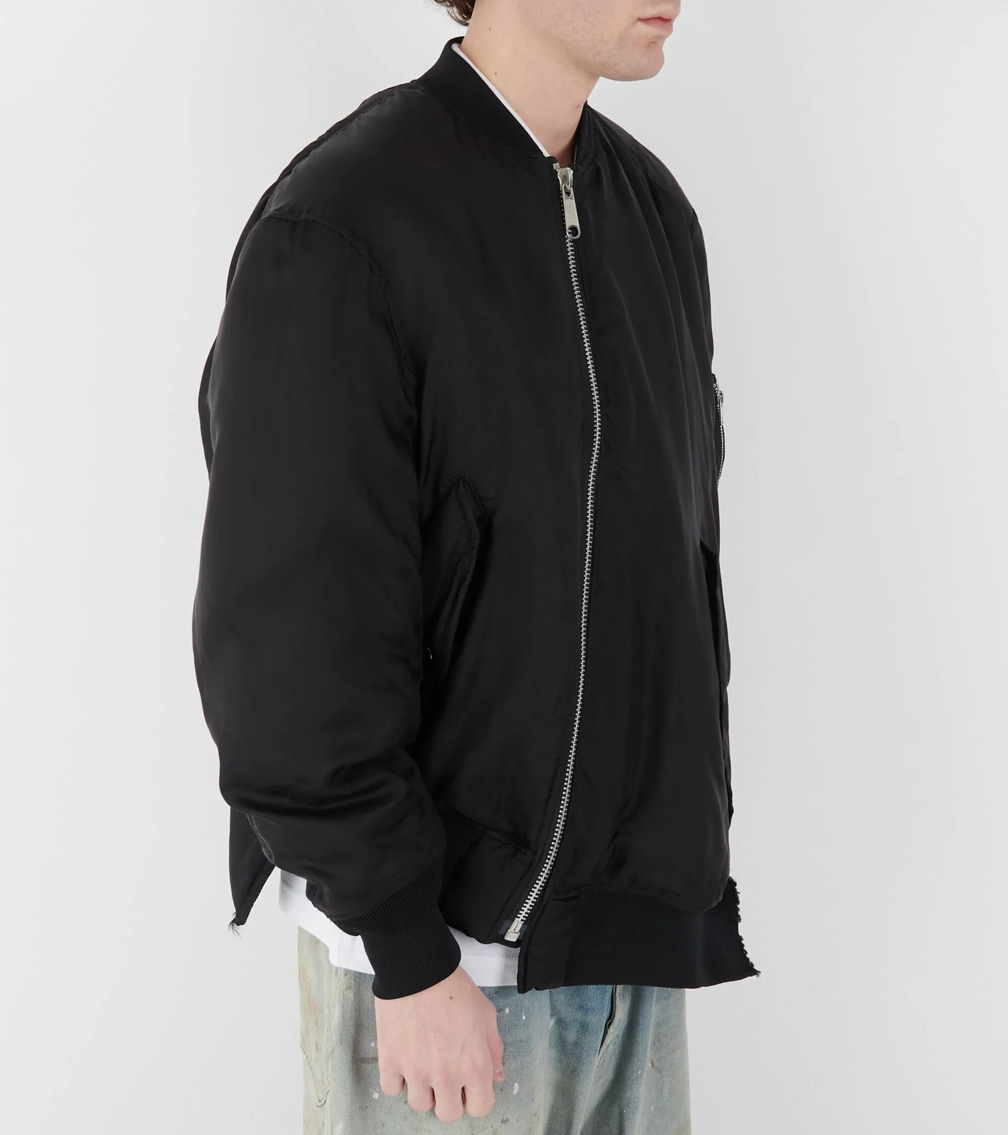 Bomber Jacket Black sold by Dr. Adams product image thumbnail 5