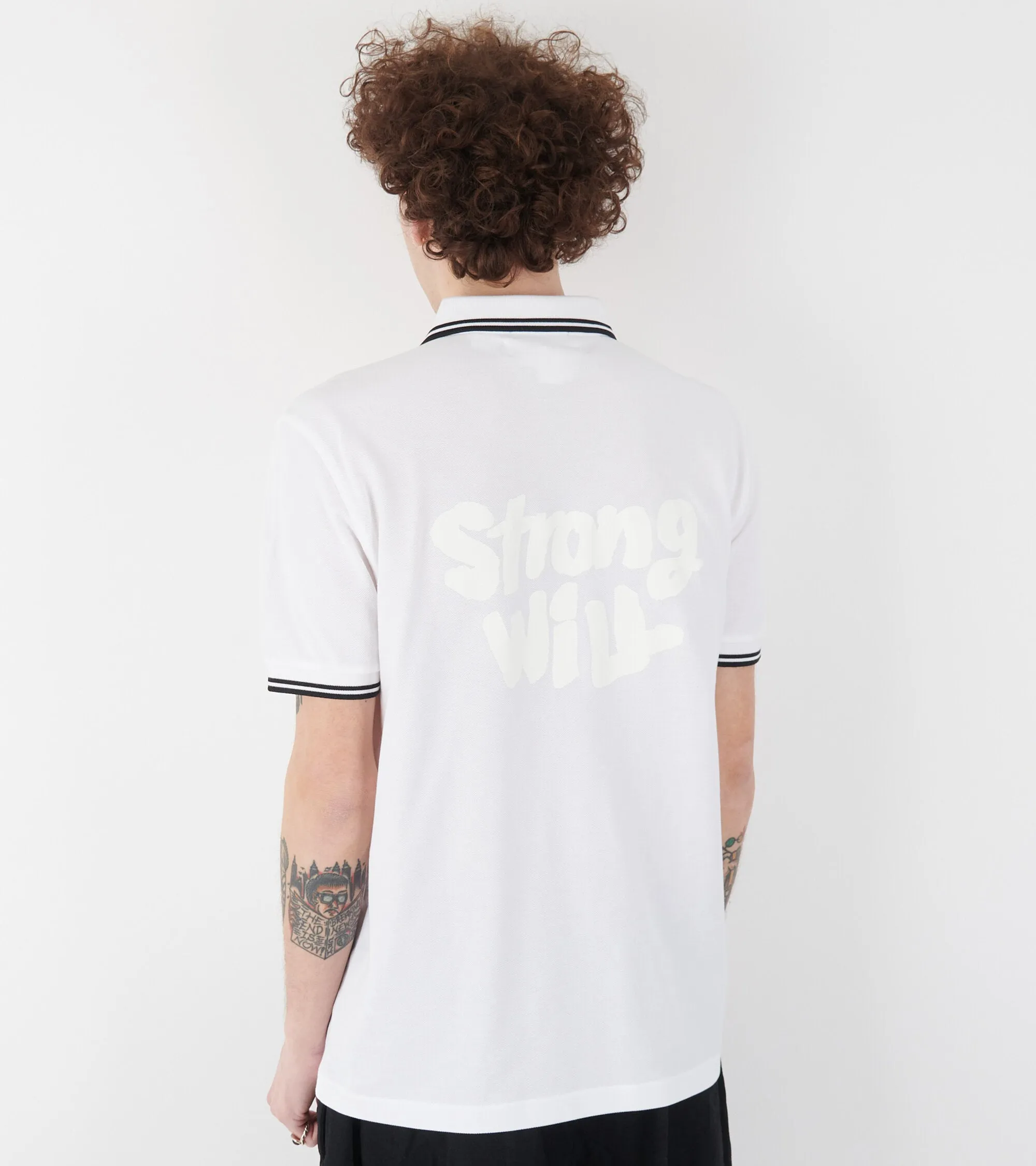 X Fred Perry Strong Will Polo White sold by Dr. Adams product image thumbnail 3