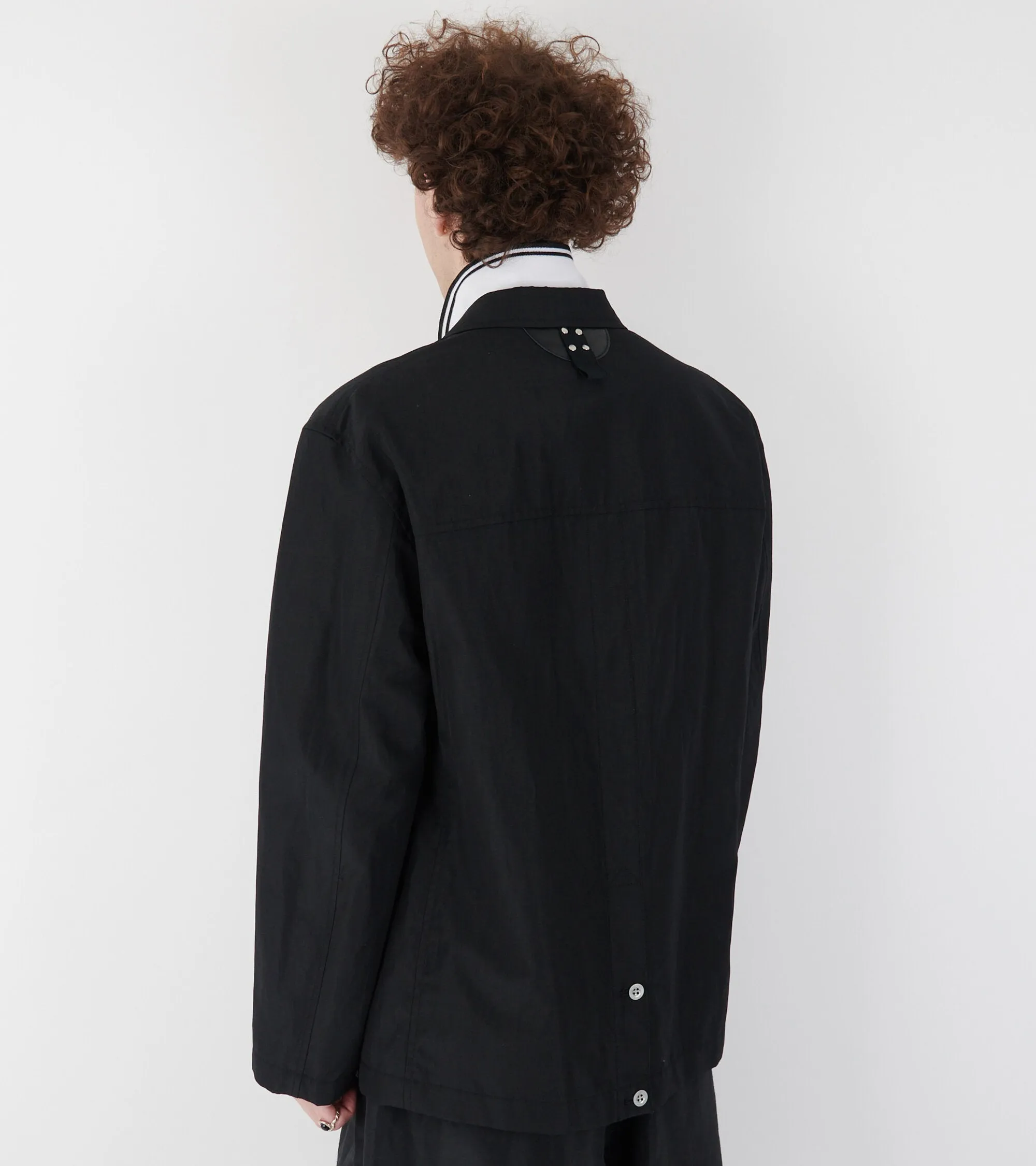 Wool Linen Blazer Black sold by Dr. Adams product image thumbnail 5