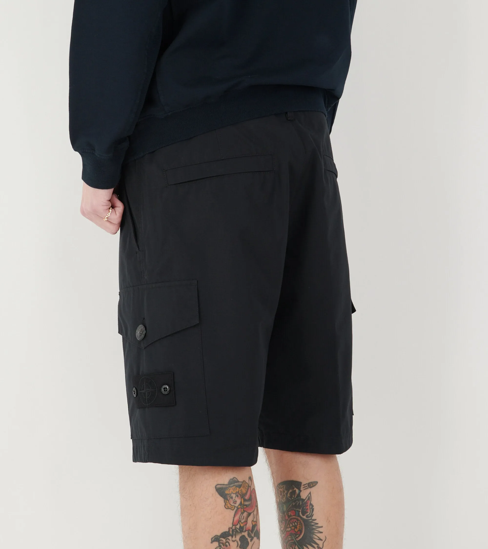 Ghost Bermuda Cotton Shorts Black sold by Dr. Adams product image thumbnail 4