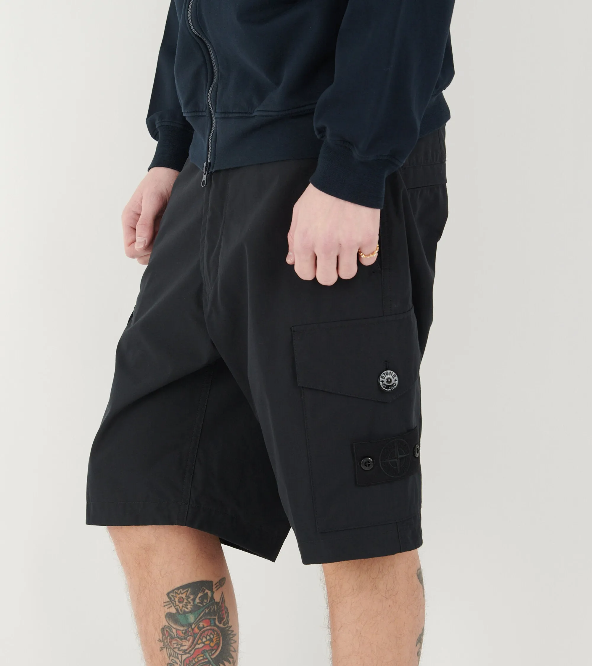 Ghost Bermuda Cotton Shorts Black sold by Dr. Adams product image thumbnail 2