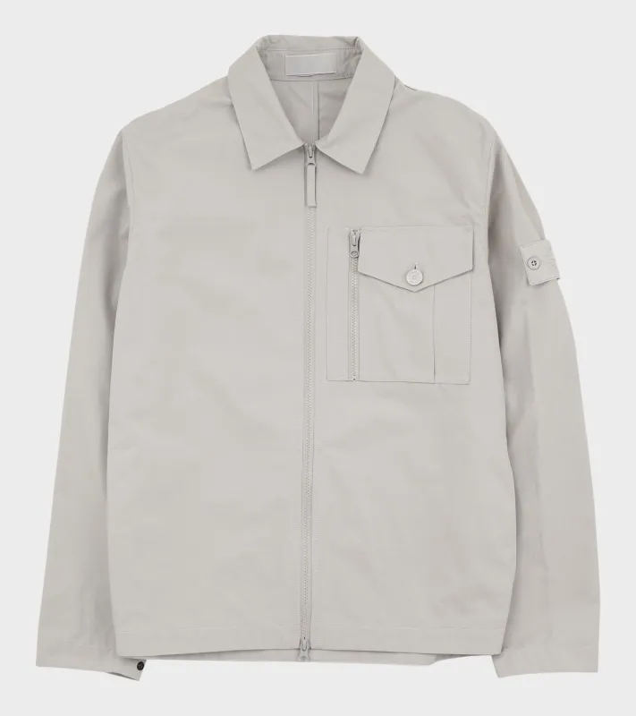 Ghost Cotton Zip Overshirt Grey sold by Dr. Adams