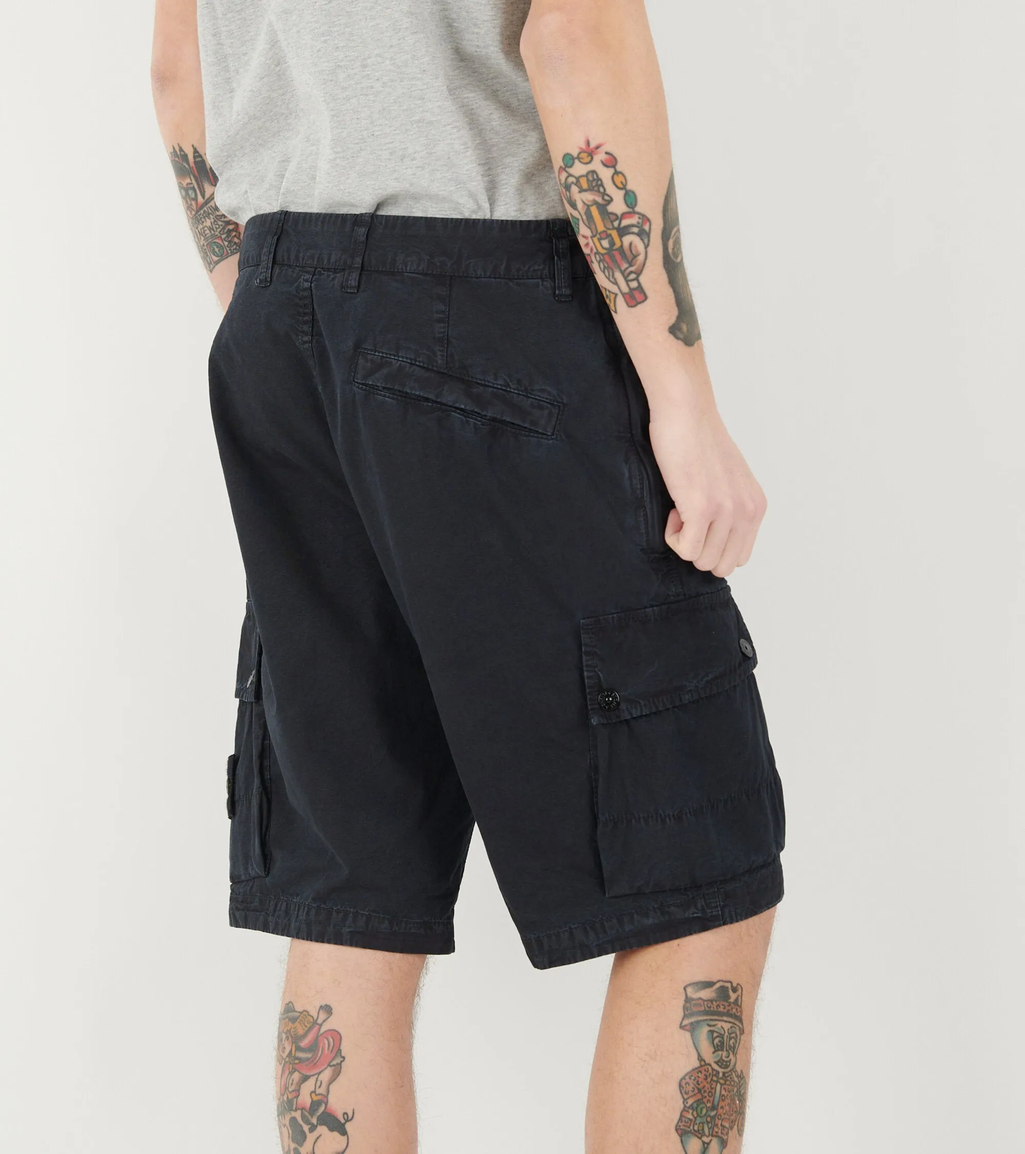 Cargo Patch Shorts Dark Navy sold by Dr. Adams product image thumbnail 4