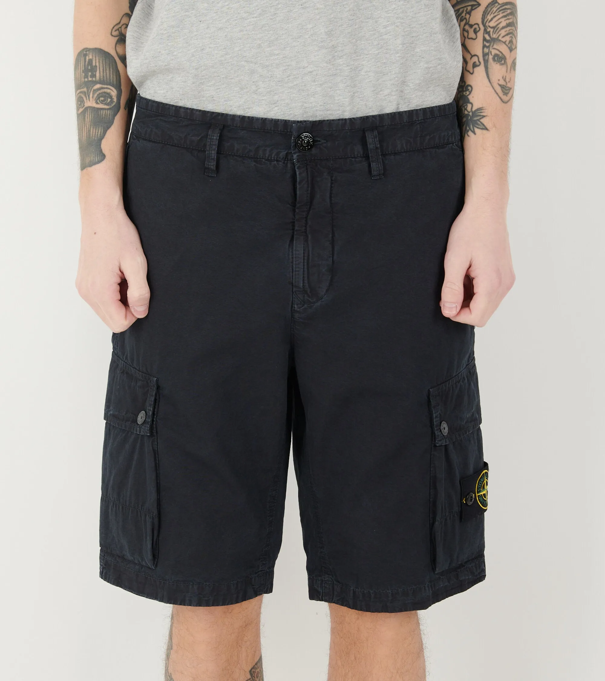 Cargo Patch Shorts Dark Navy sold by Dr. Adams product image thumbnail 2
