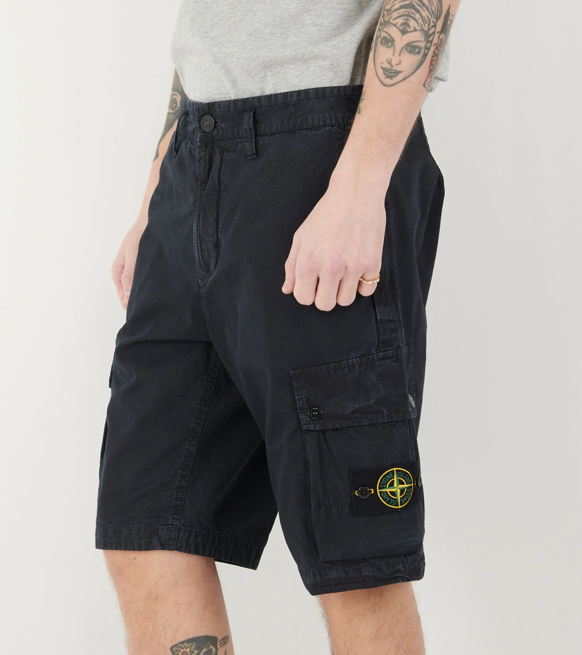 Cargo Patch Shorts Dark Navy sold by Dr. Adams product image thumbnail 3