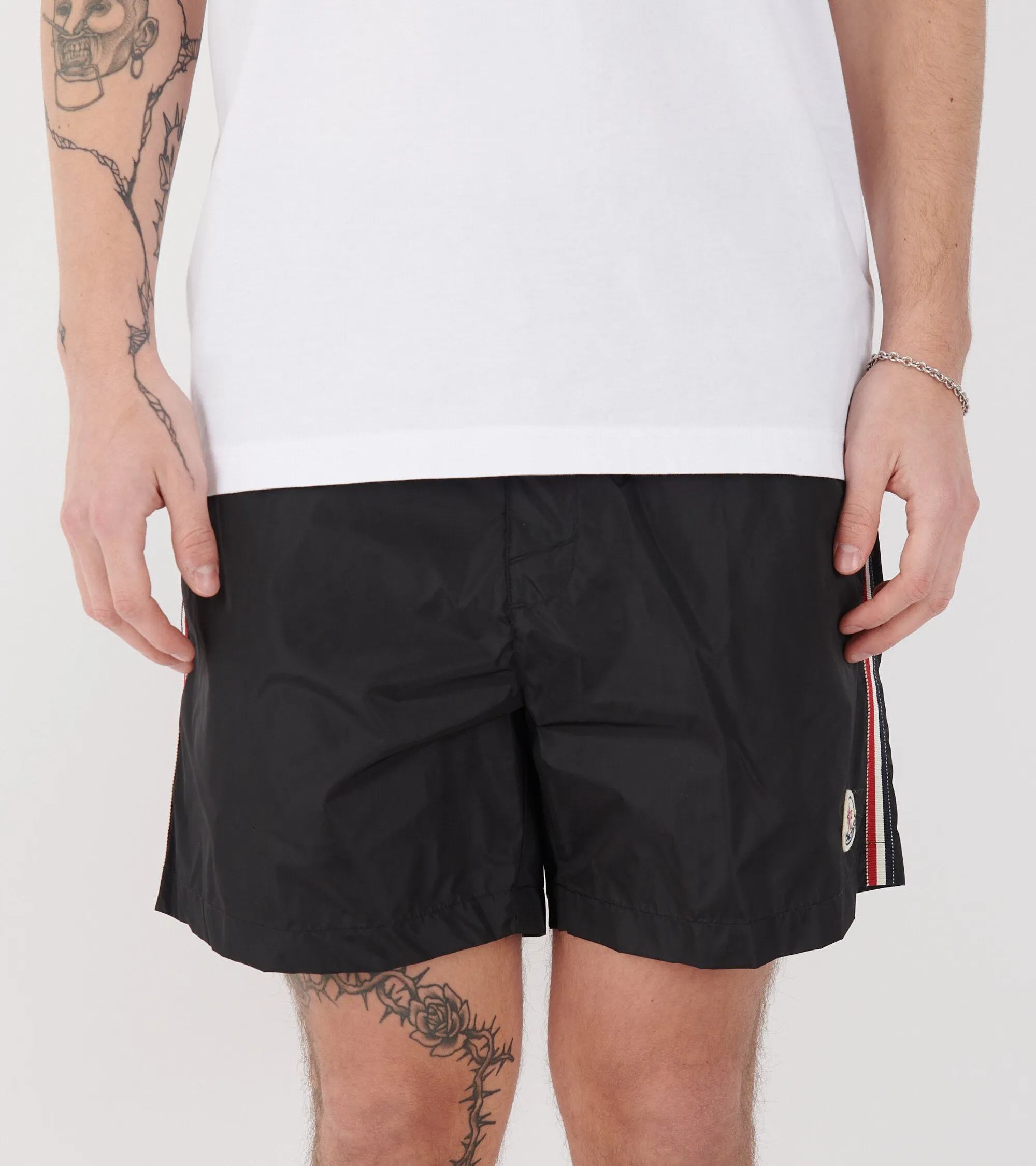 Tricolor Swim Shorts Black sold by Dr. Adams product image thumbnail 3