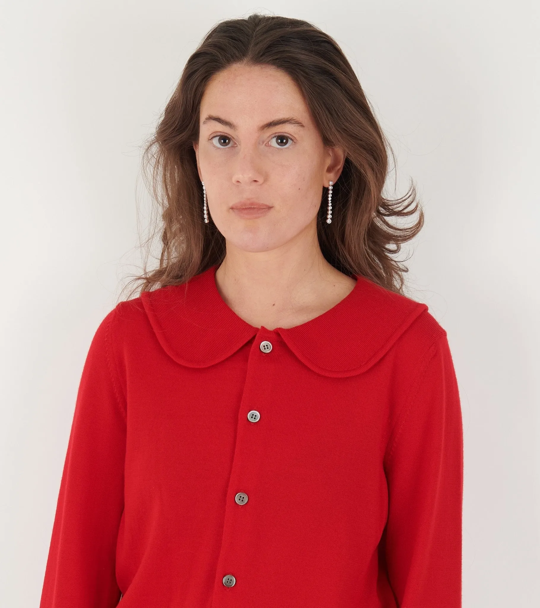 Oda Long Earrings Silver sold by Dr. Adams product image thumbnail 2