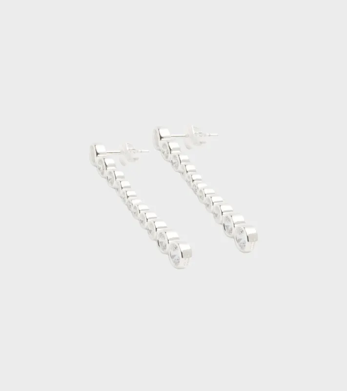 Oda Long Earrings Silver sold by Dr. Adams