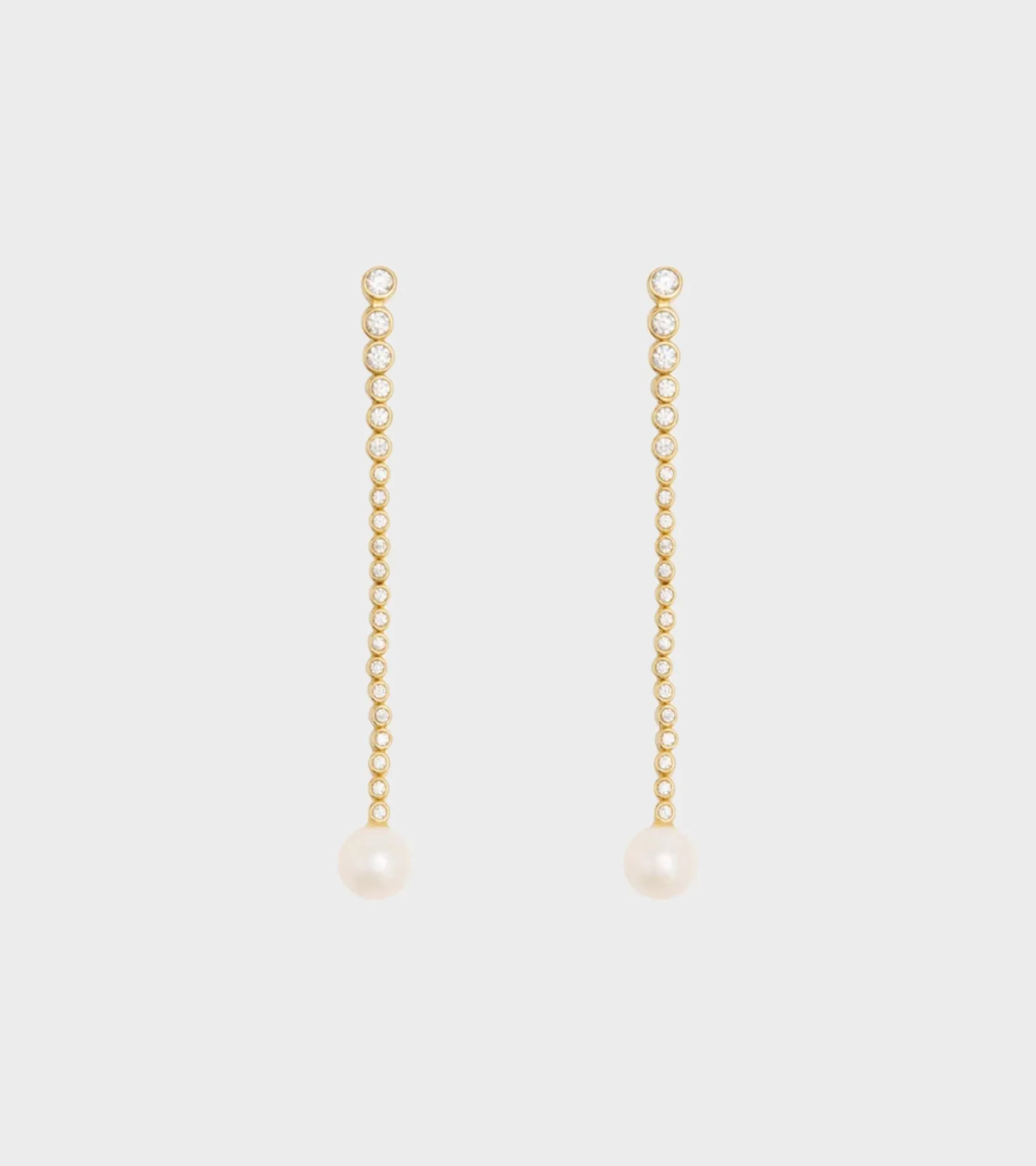 Odile Chandelier Earrings Gold sold by Dr. Adams