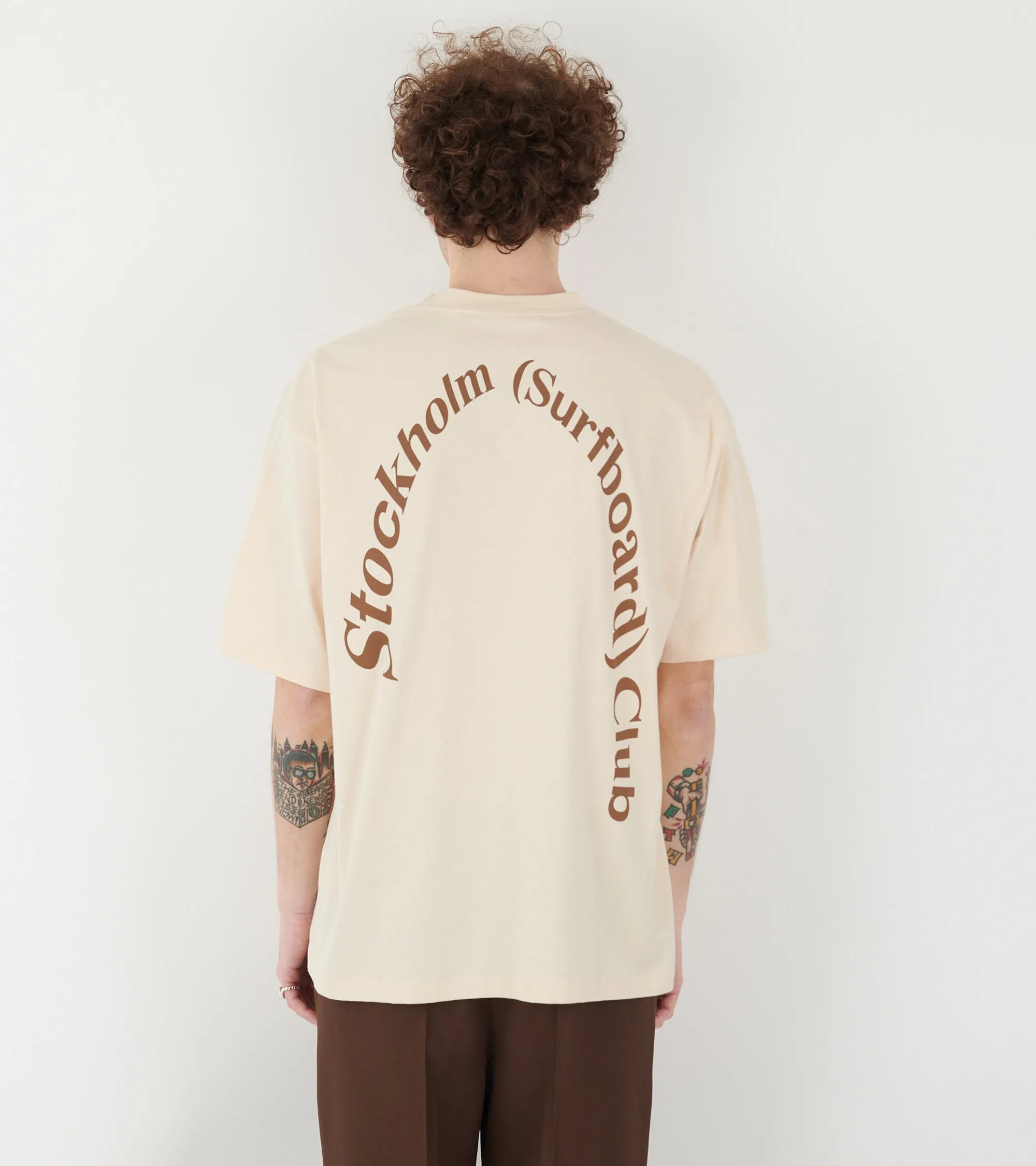 Back Logo T-shirt Cream sold by Dr. Adams product image thumbnail 2