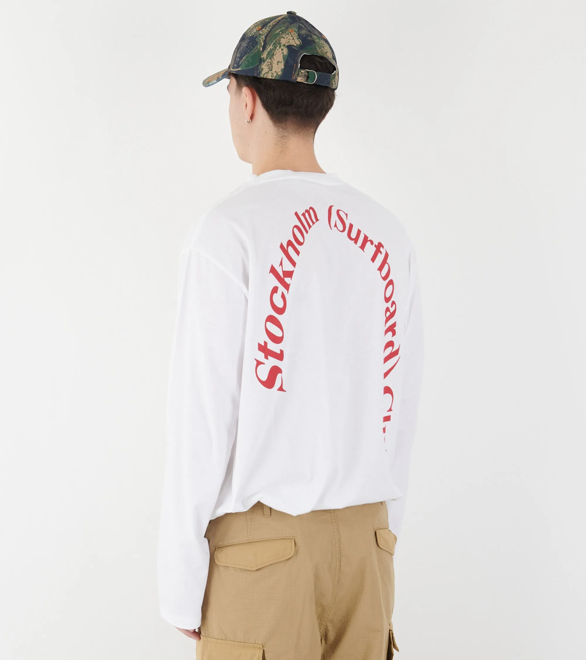 Greg Back Logo Longsleeve White sold by Dr. Adams product image thumbnail 2