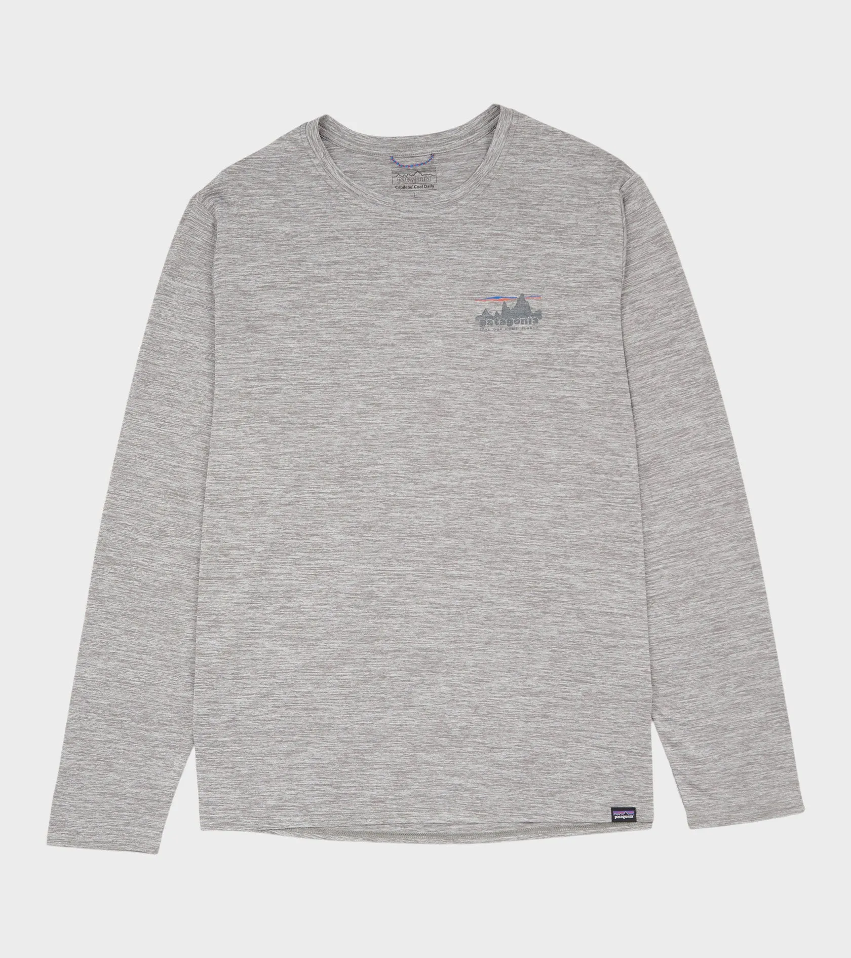 M's L/S Cap Cool Daily Graphic Shirt Skyline Feather Grey sold by Dr. Adams