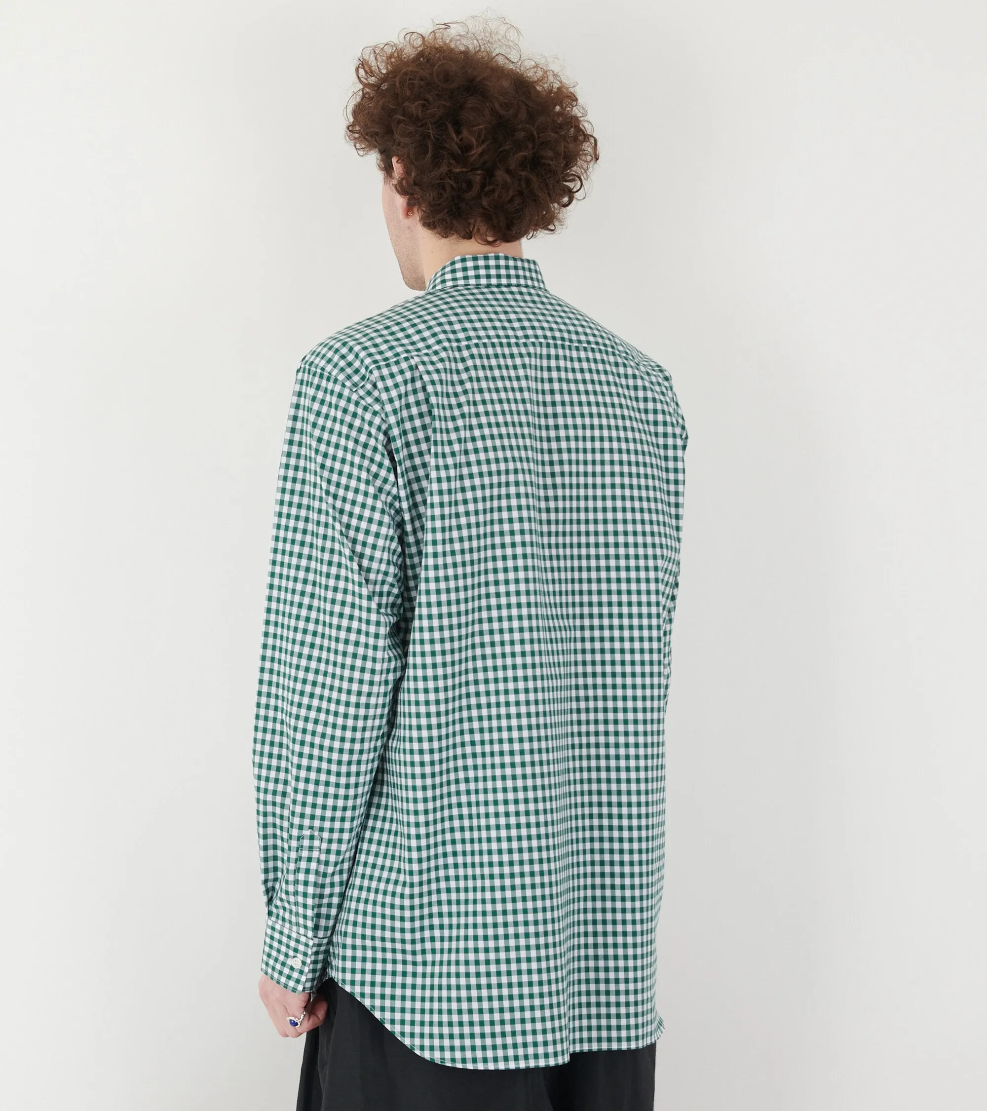 Check Shirt Dark Green/White sold by Dr. Adams product image thumbnail 5
