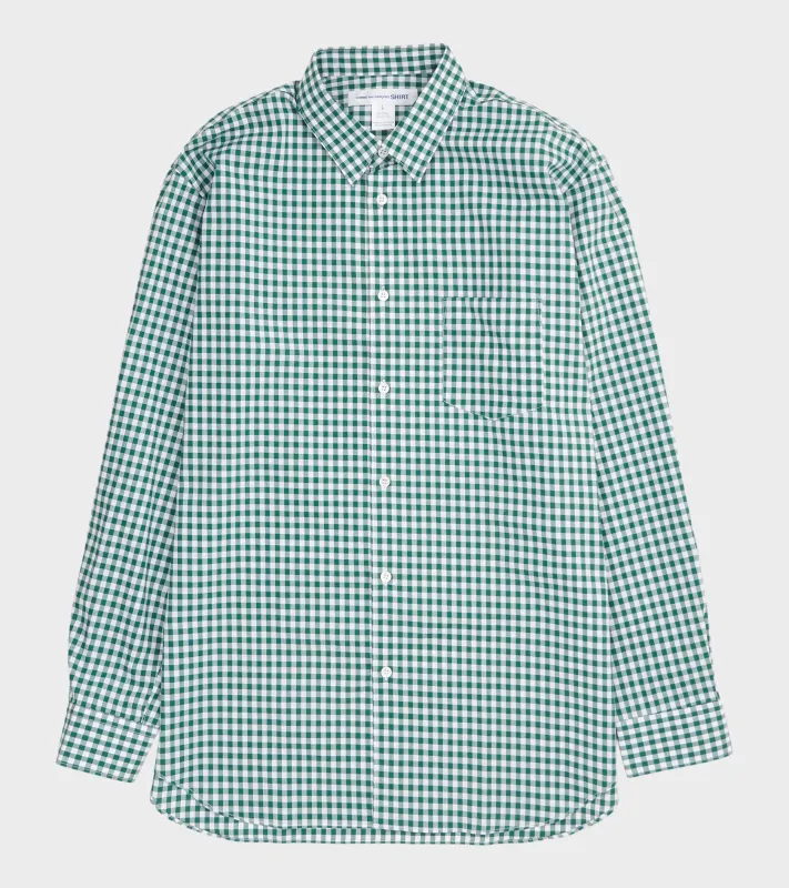 Check Shirt Dark Green/White sold by Dr. Adams