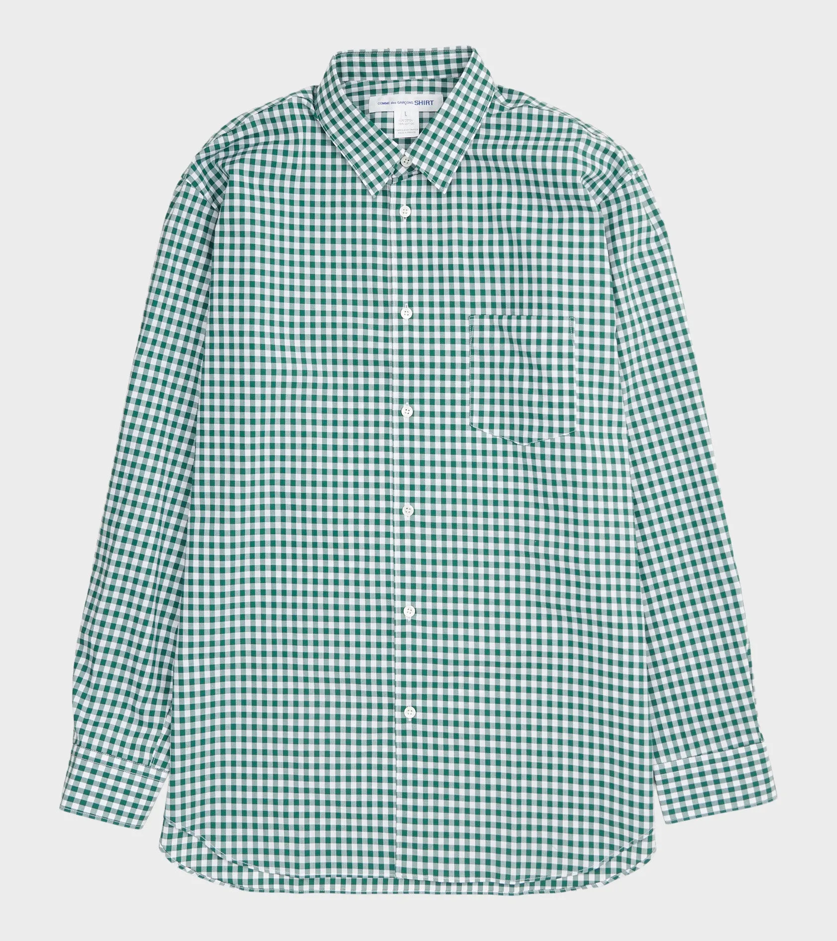Check Shirt Dark Green/White sold by Dr. Adams